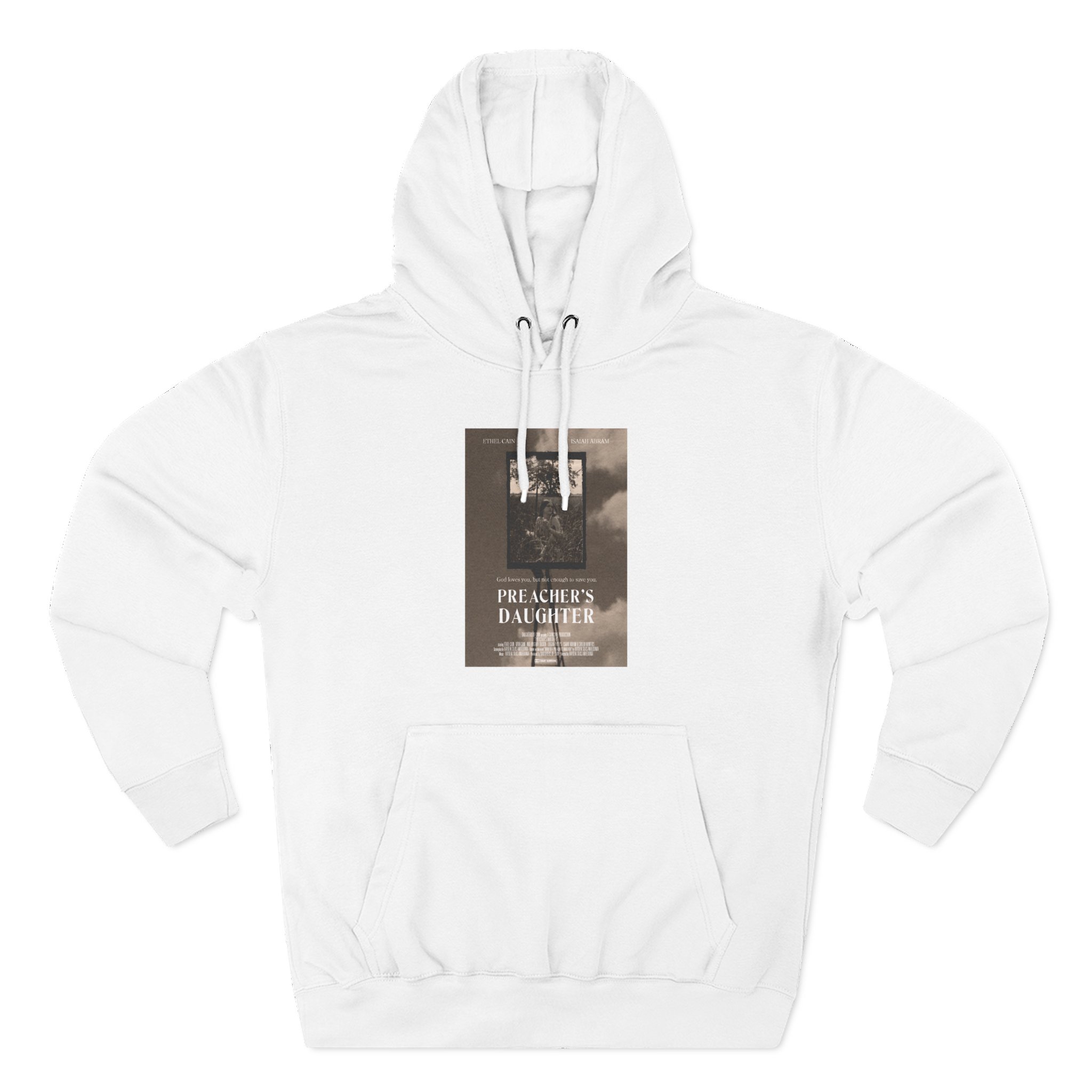 Ethel Cain Preacher's Daughter Movie Poster Three-Panel Fleece Hoodie - Image 3