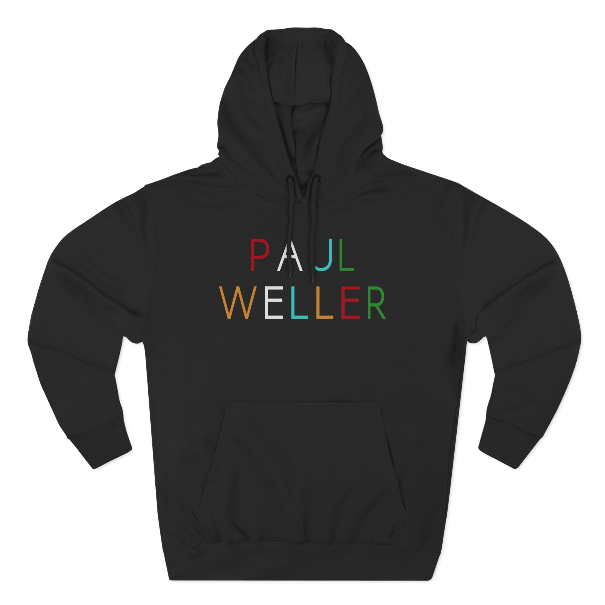 PW Multicolour Logo Three-Panel Fleece Hoodie - Image 3