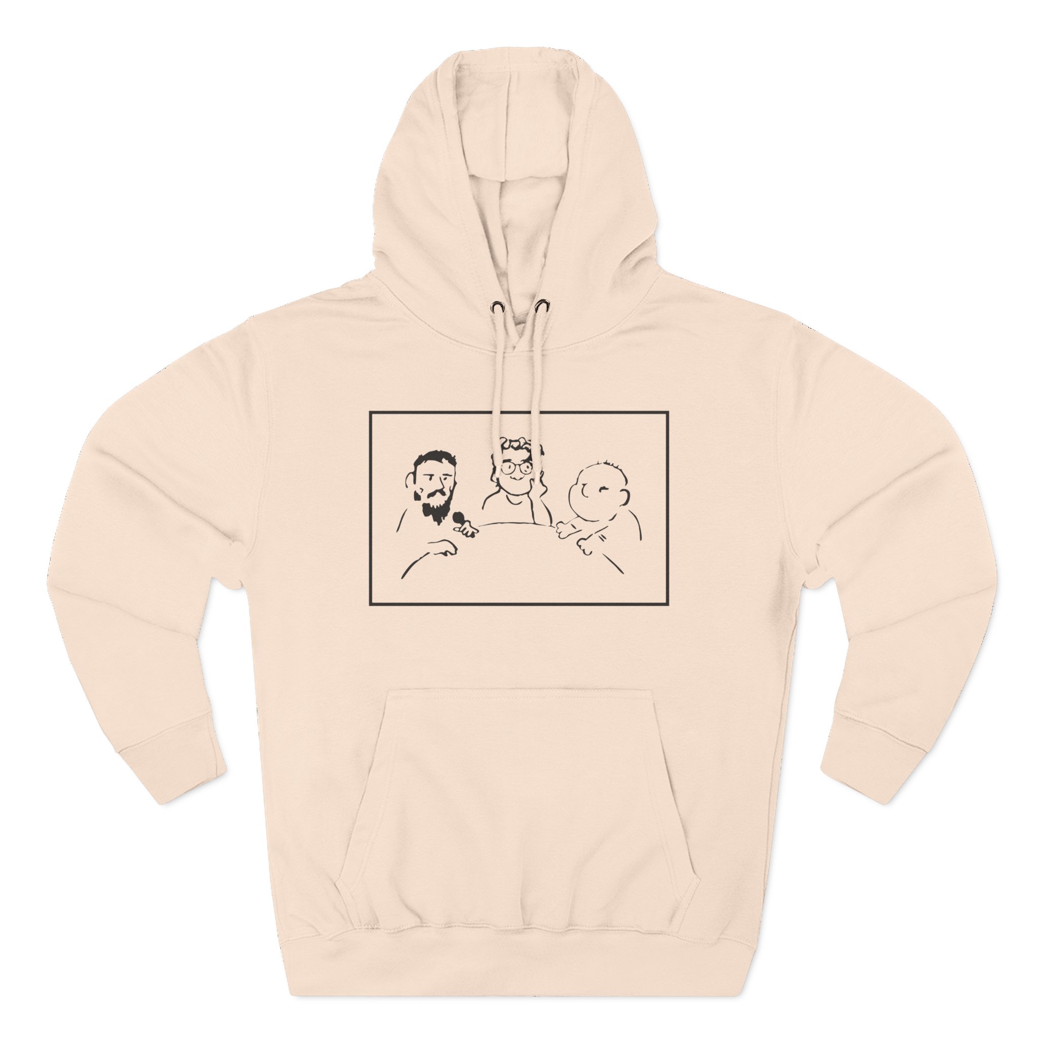 Cum Town Three-Panel Fleece Hoodie - Image 7