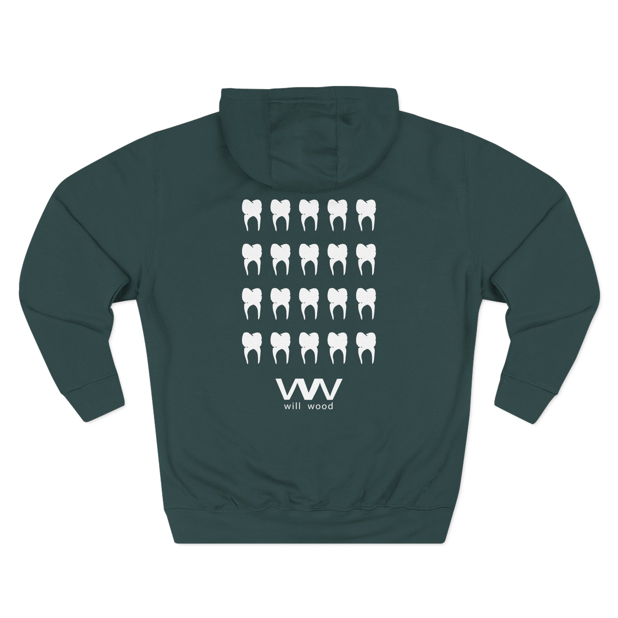 Will Wood Host Skull Three-Panel Fleece Hoodie - Image 6