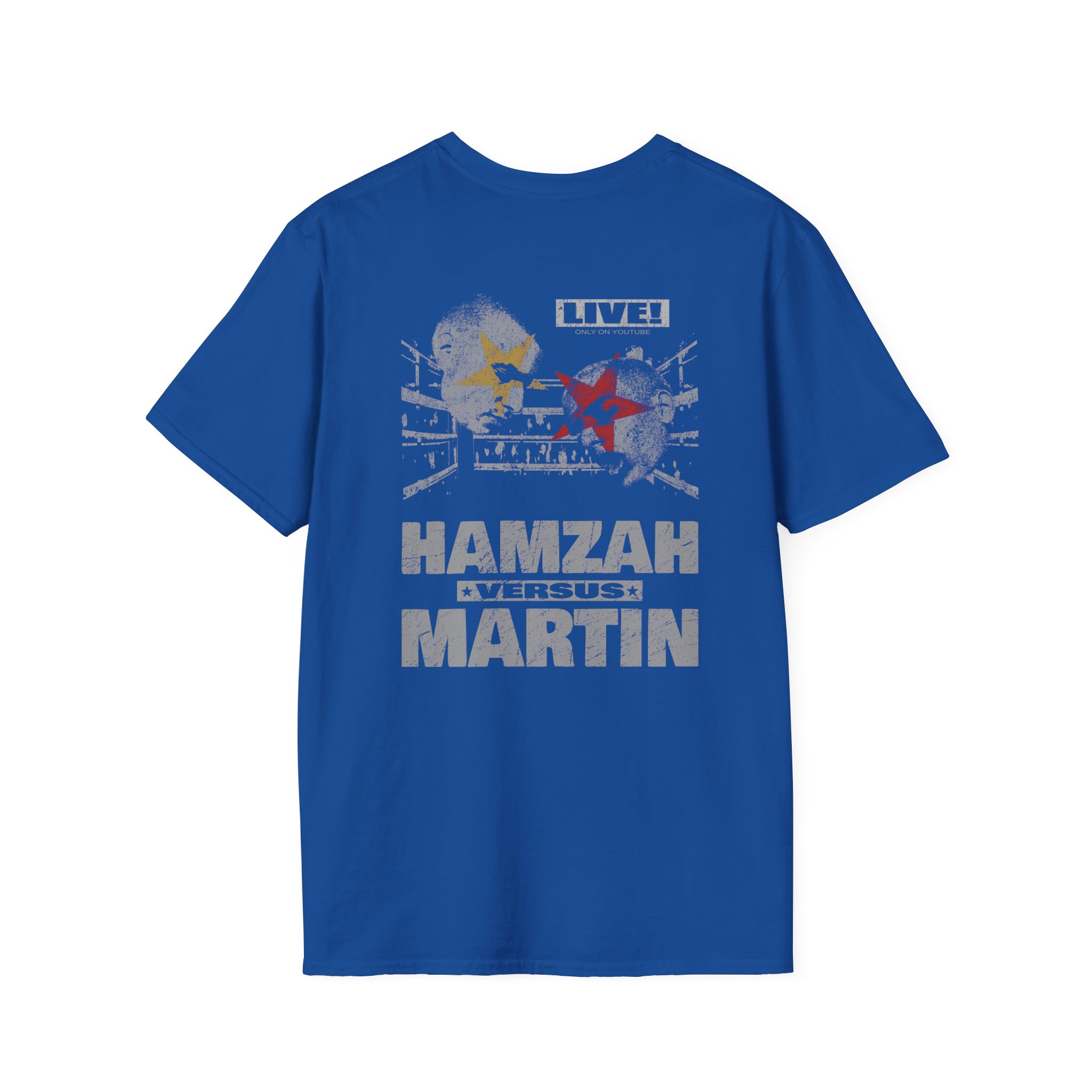 Slushy Noobz Hamzah Versus Martin Unisex Softstyle T-Shirt - Image 10
