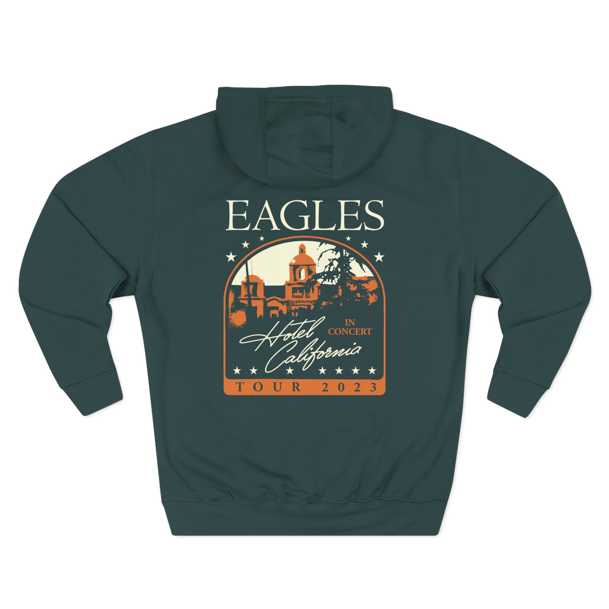 The Eagles Hotel California Three-Panel Fleece Hoodie - Image 6