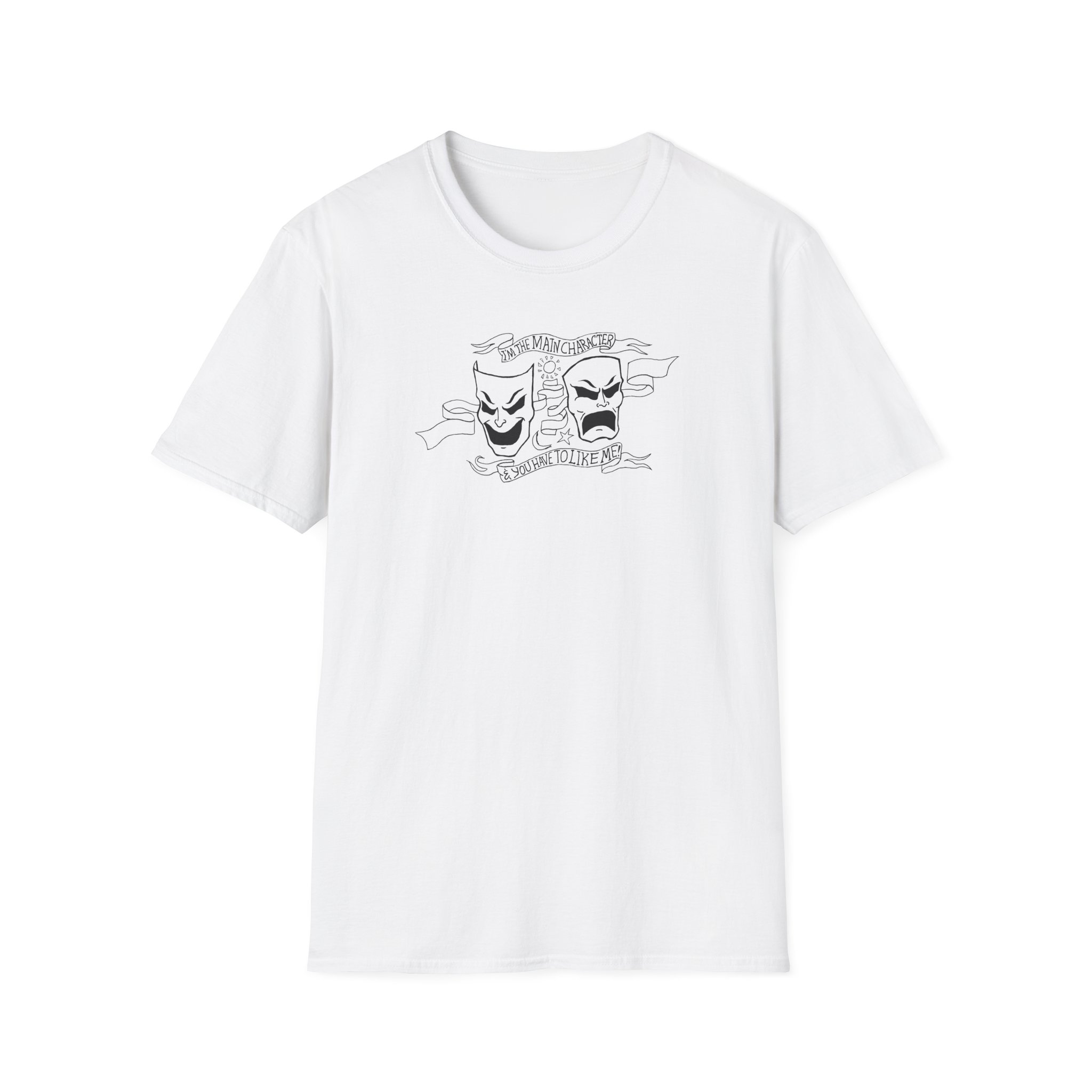Will Wood the Main Character Unisex Softstyle T-Shirt