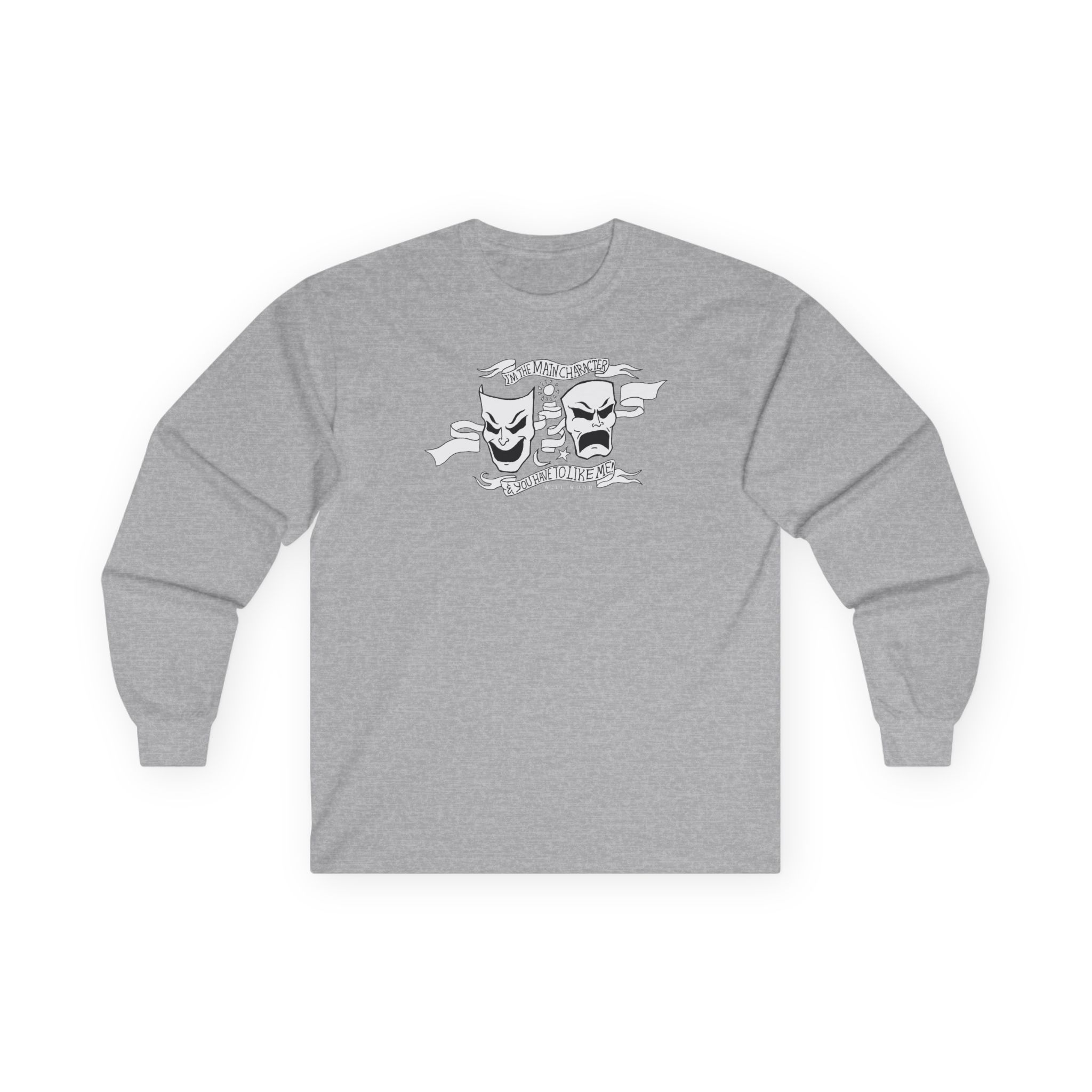 Will Wood the Main Character Unisex Ultra Cotton Long Sleeve Tee - Image 5