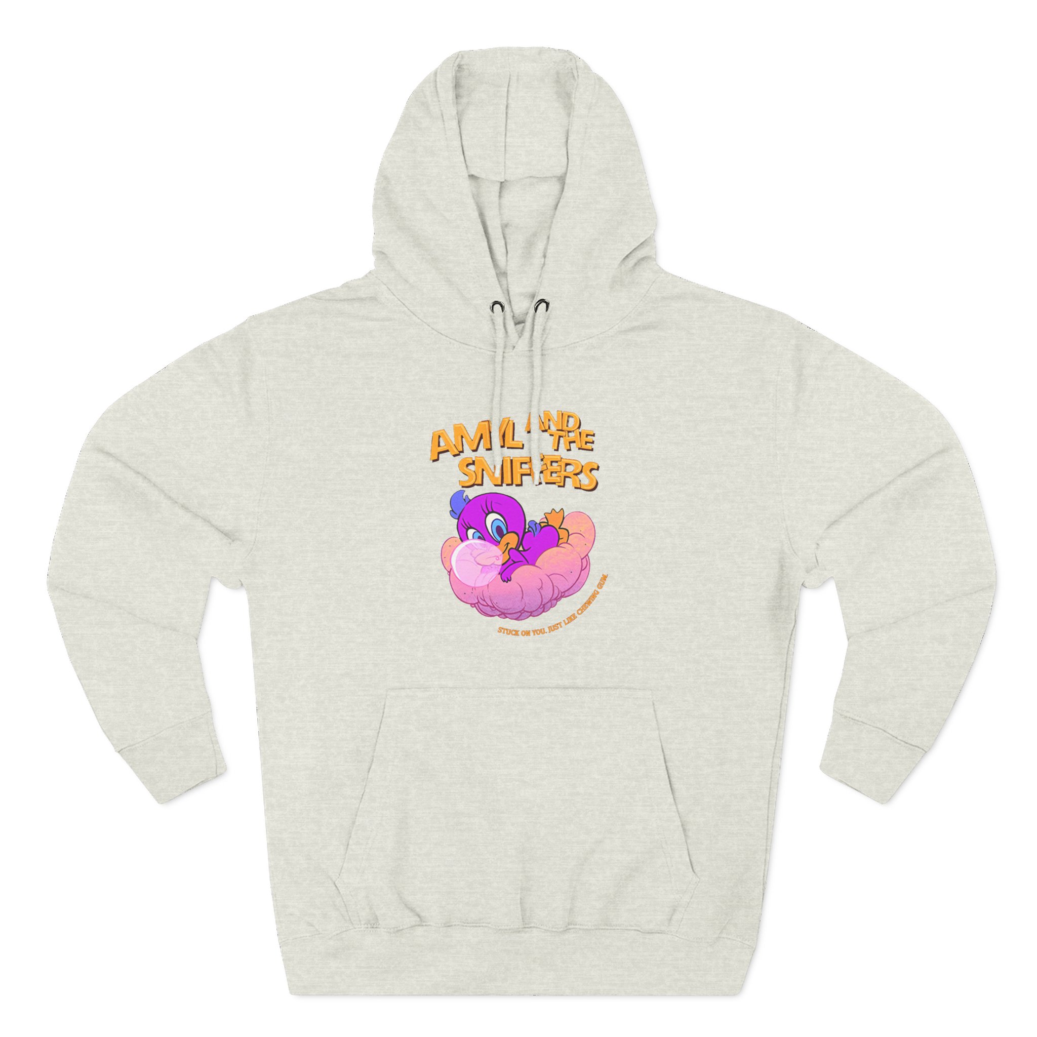 Amyl and the Sniffers Stuck On You Baby Three-Panel Fleece Hoodie - Image 5