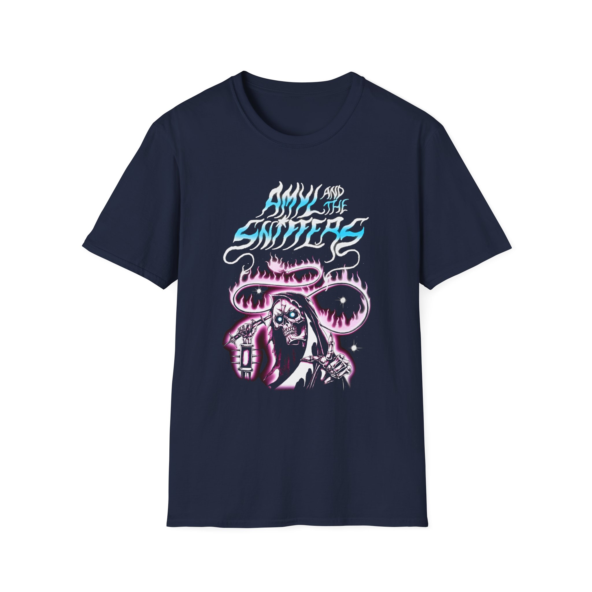 Amyl and the Sniffers Reaper Unisex Softstyle T-Shirt - Image 5