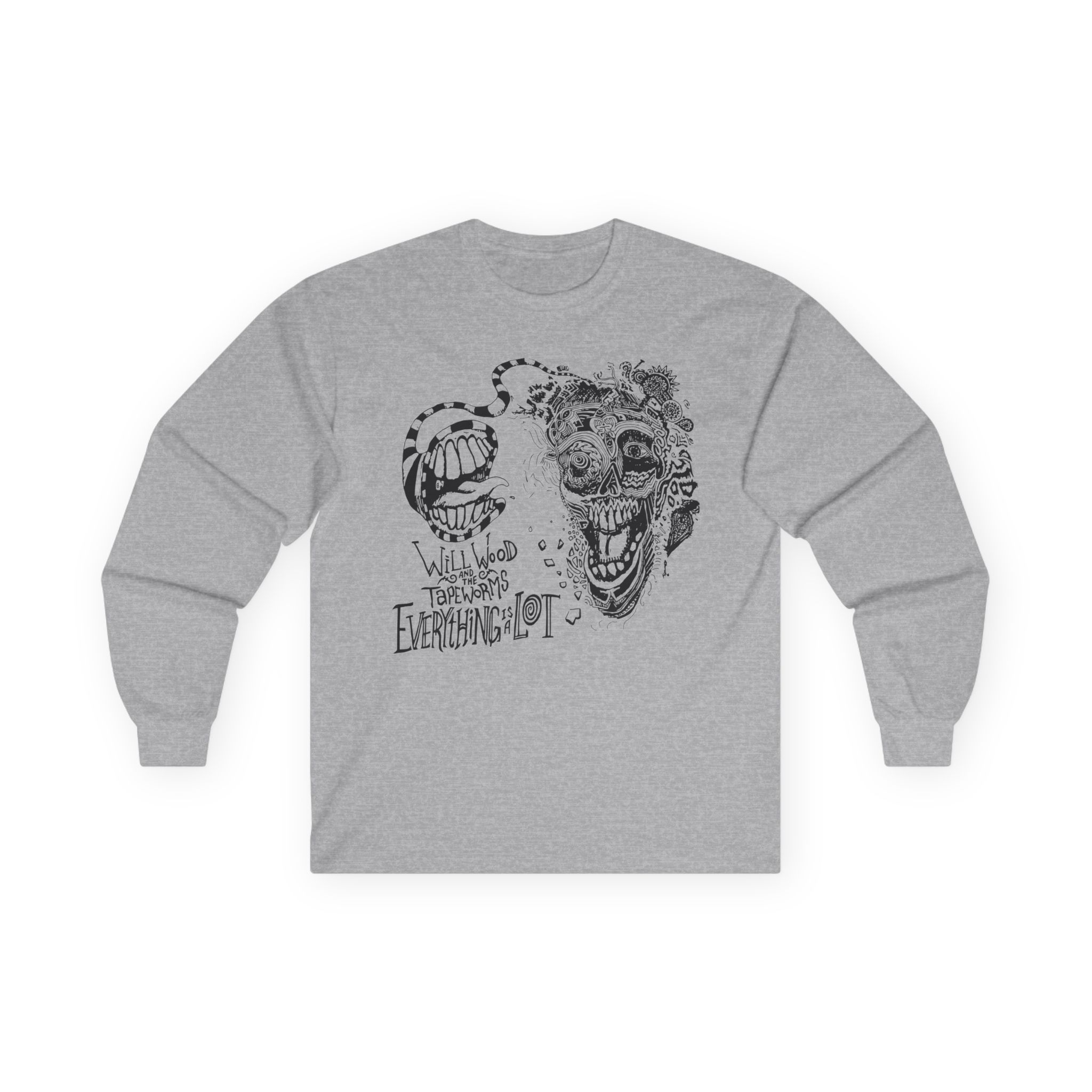 Will Wood Everything is a Lot Unisex Ultra Cotton Long Sleeve Tee - Image 5