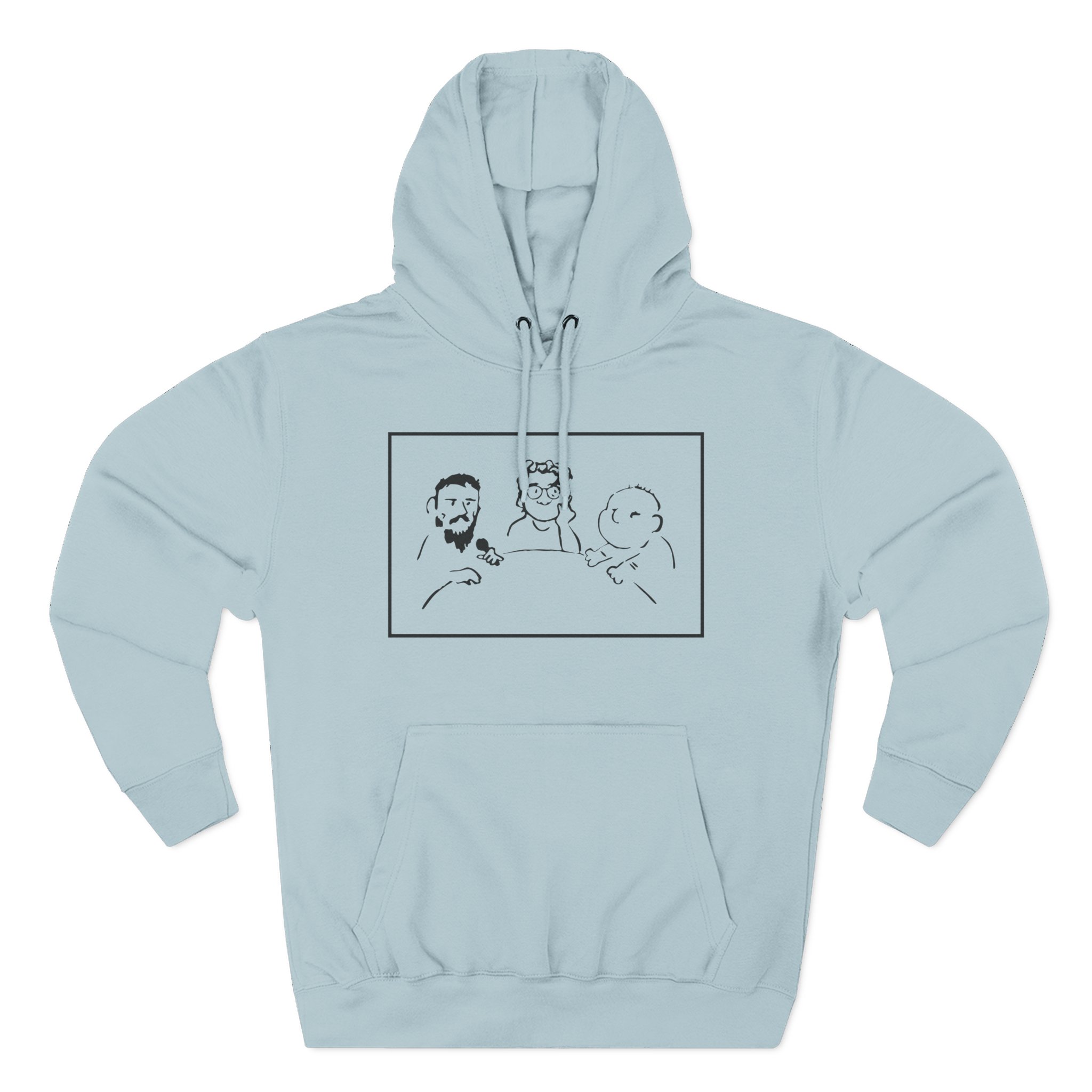 Cum Town Three-Panel Fleece Hoodie - Image 11
