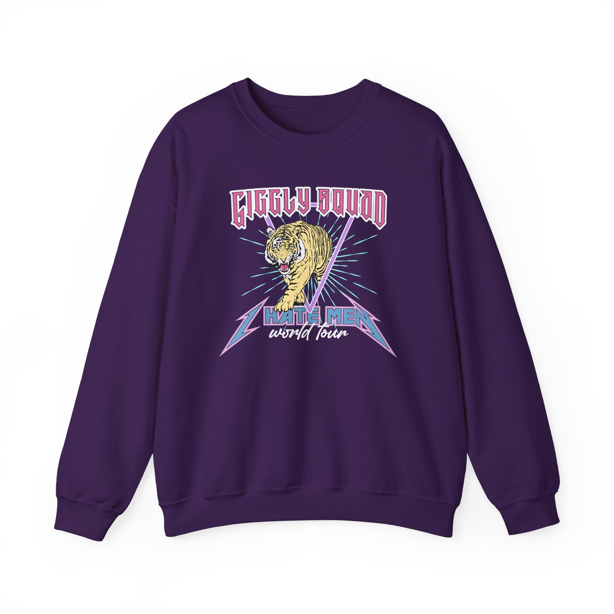 Giggly Squad I H8 Men Band Unisex Heavy Blend™ Crewneck Sweatshirt - Image 11