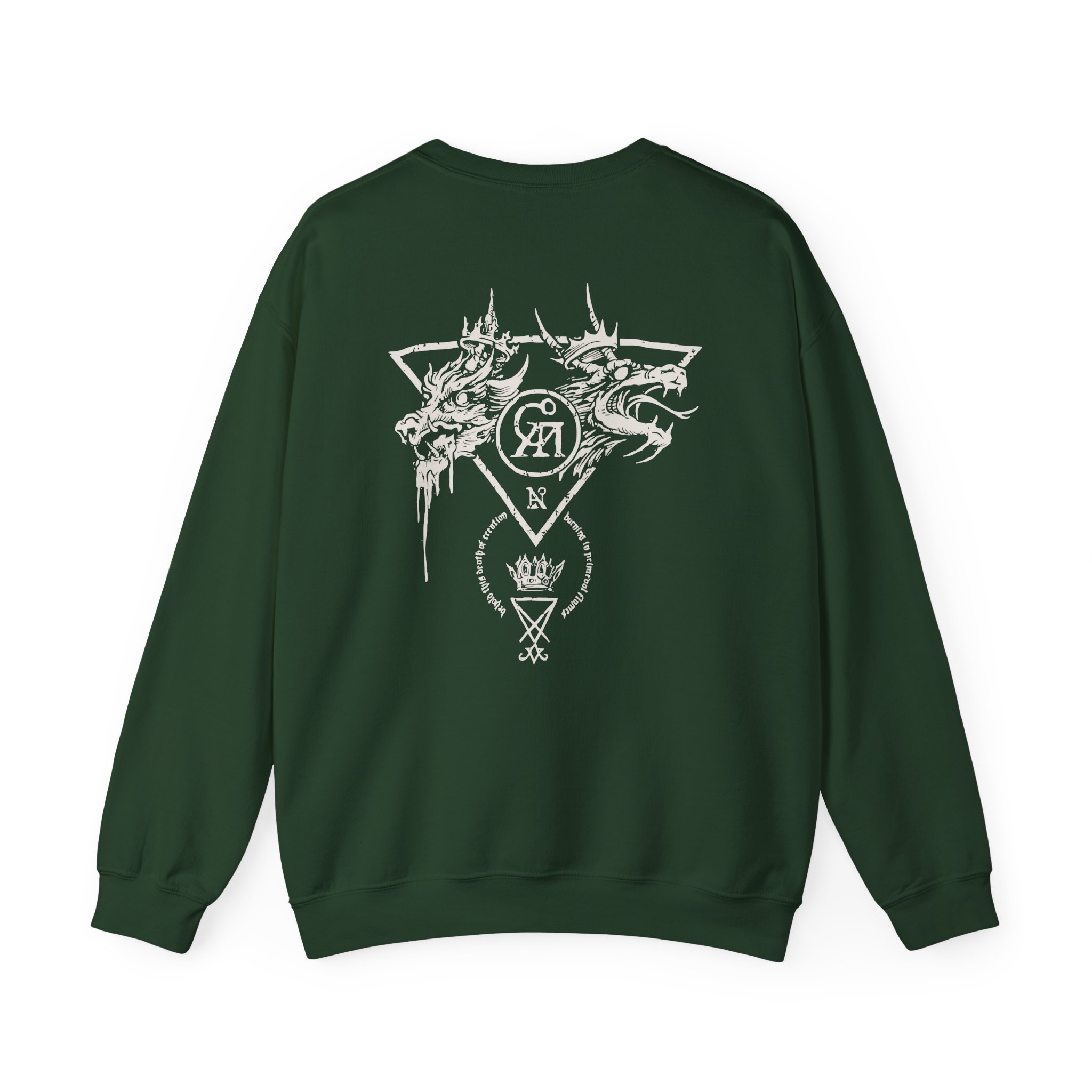 Goatwhore sigil Unisex Heavy Blend™ Crewneck Sweatshirt - Image 8