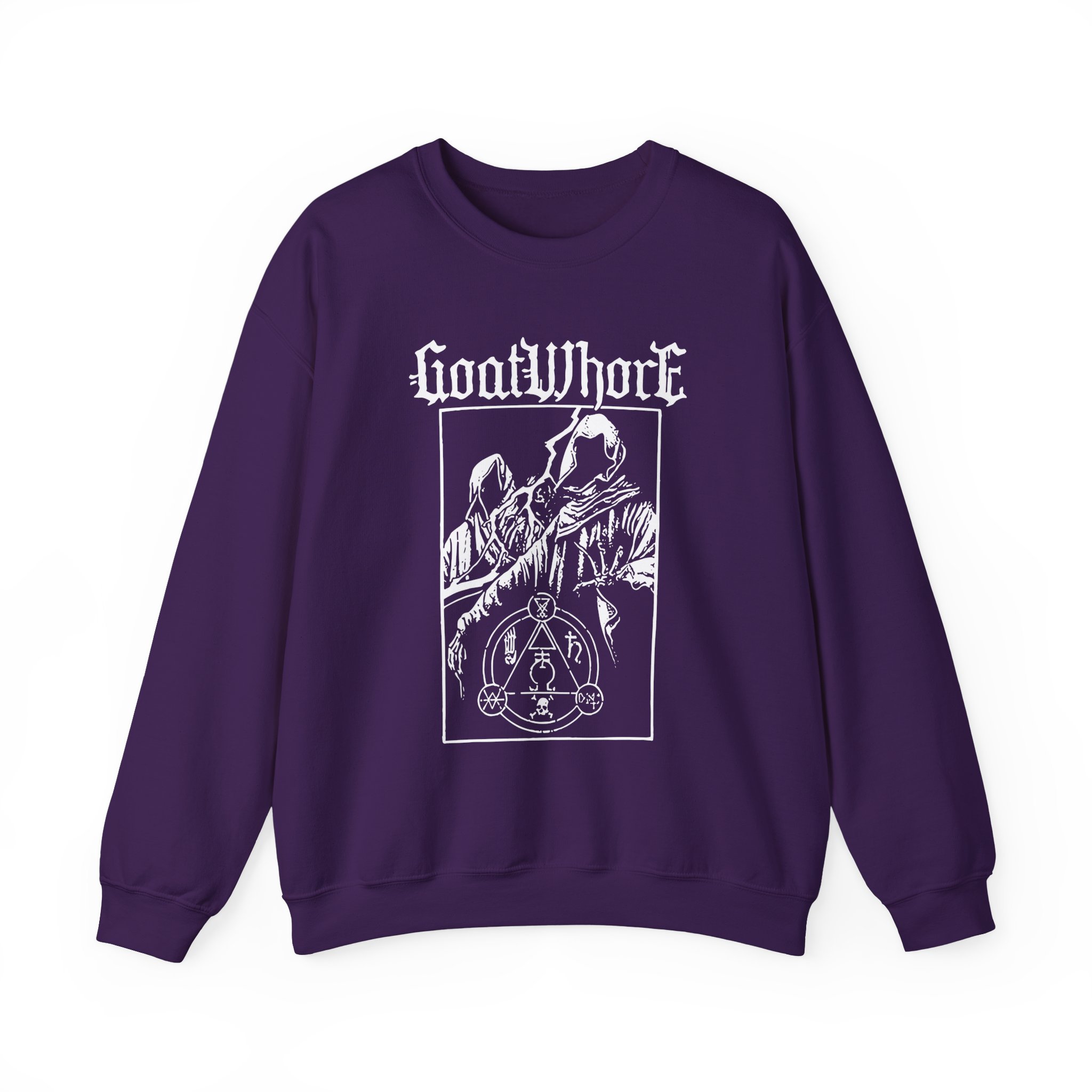 Goatwhore sigil Unisex Heavy Blend™ Crewneck Sweatshirt - Image 15