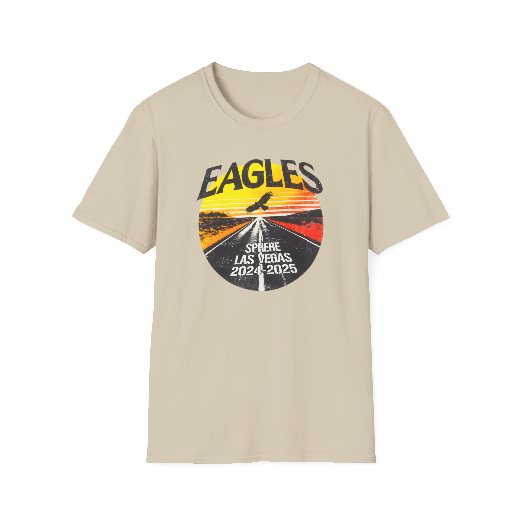 The Eagles Sphere 2024 / 2025 Sunset Unisex Softstyle T-Shirt - Image 3
