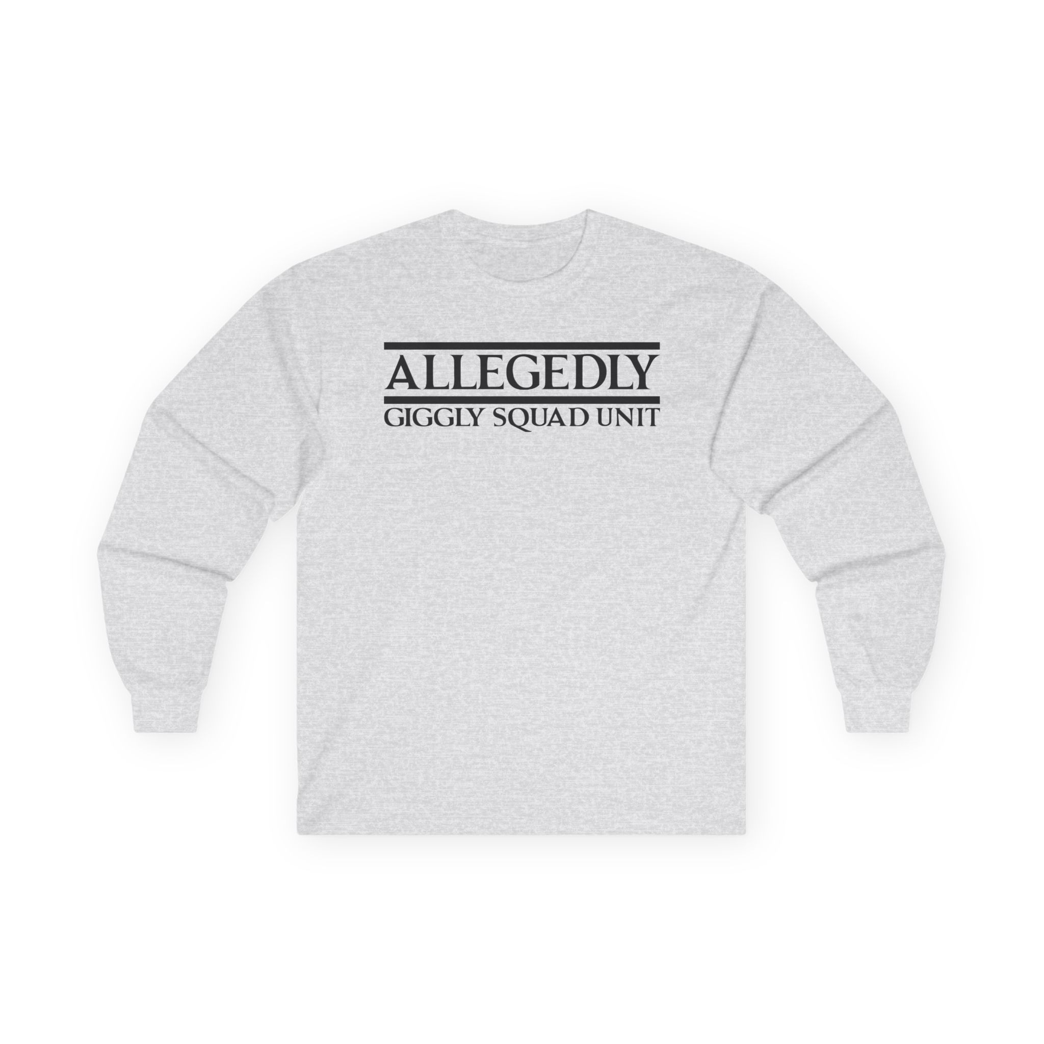 Giggly Squad Allegedly Unisex Ultra Cotton Long Sleeve Tee - Image 3