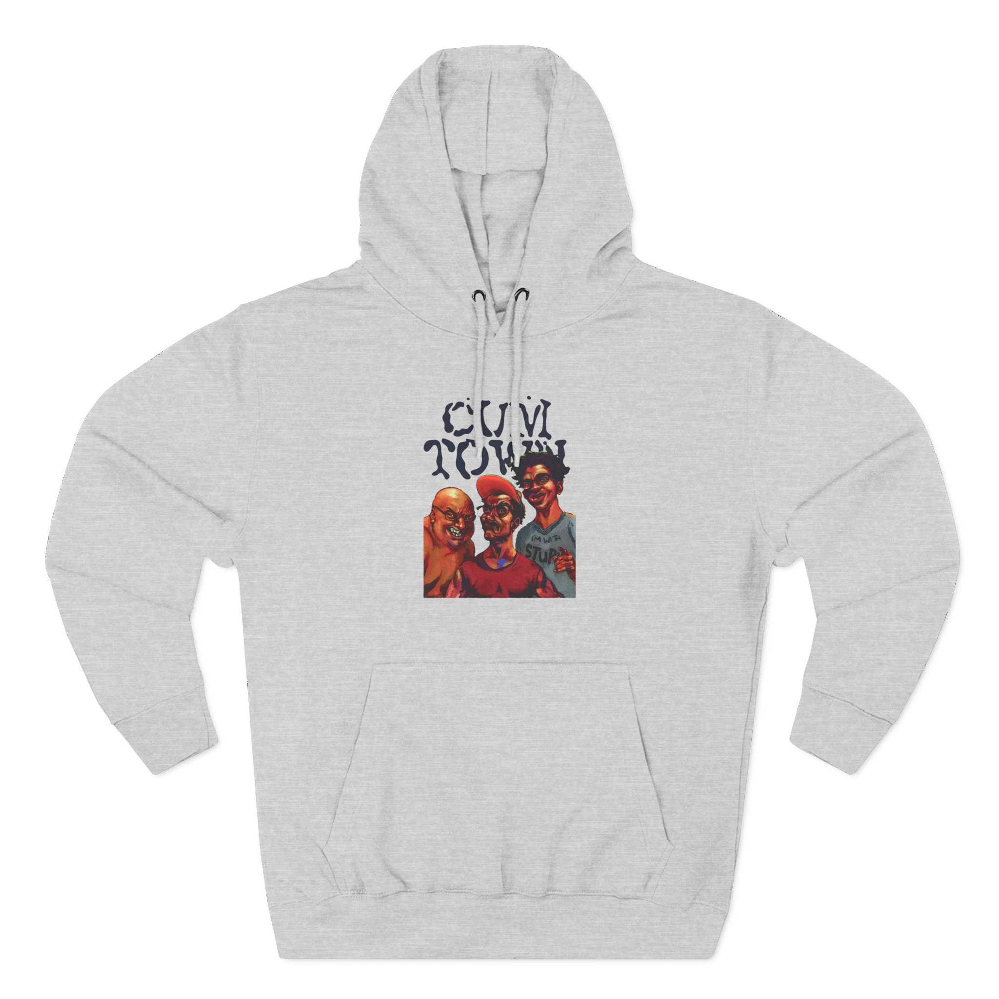 Cum Town Three-Panel Fleece Hoodie - Image 3
