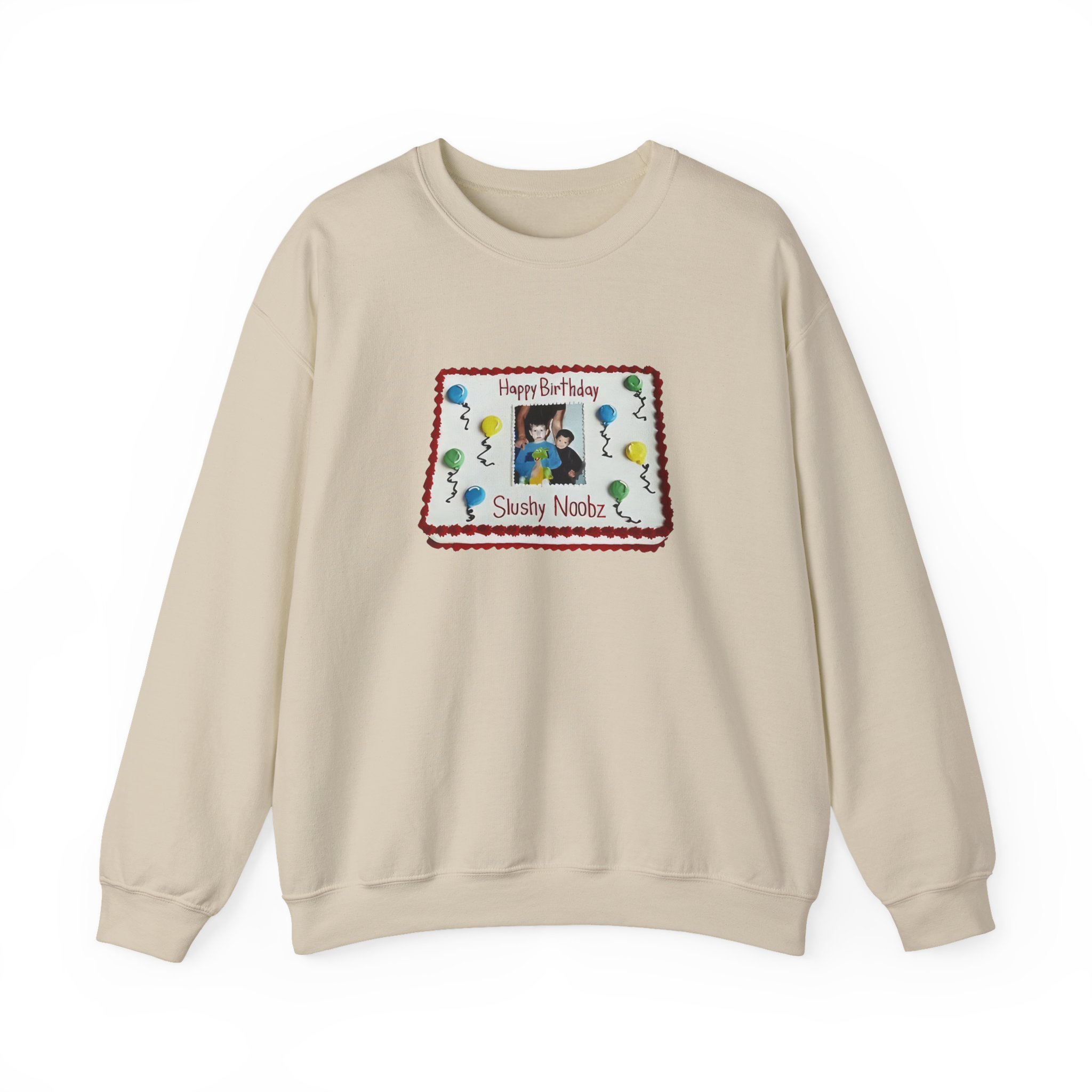 Slushy Noobz Birthday Cake Unisex Heavy Blend™ Crewneck Sweatshirt - Image 7
