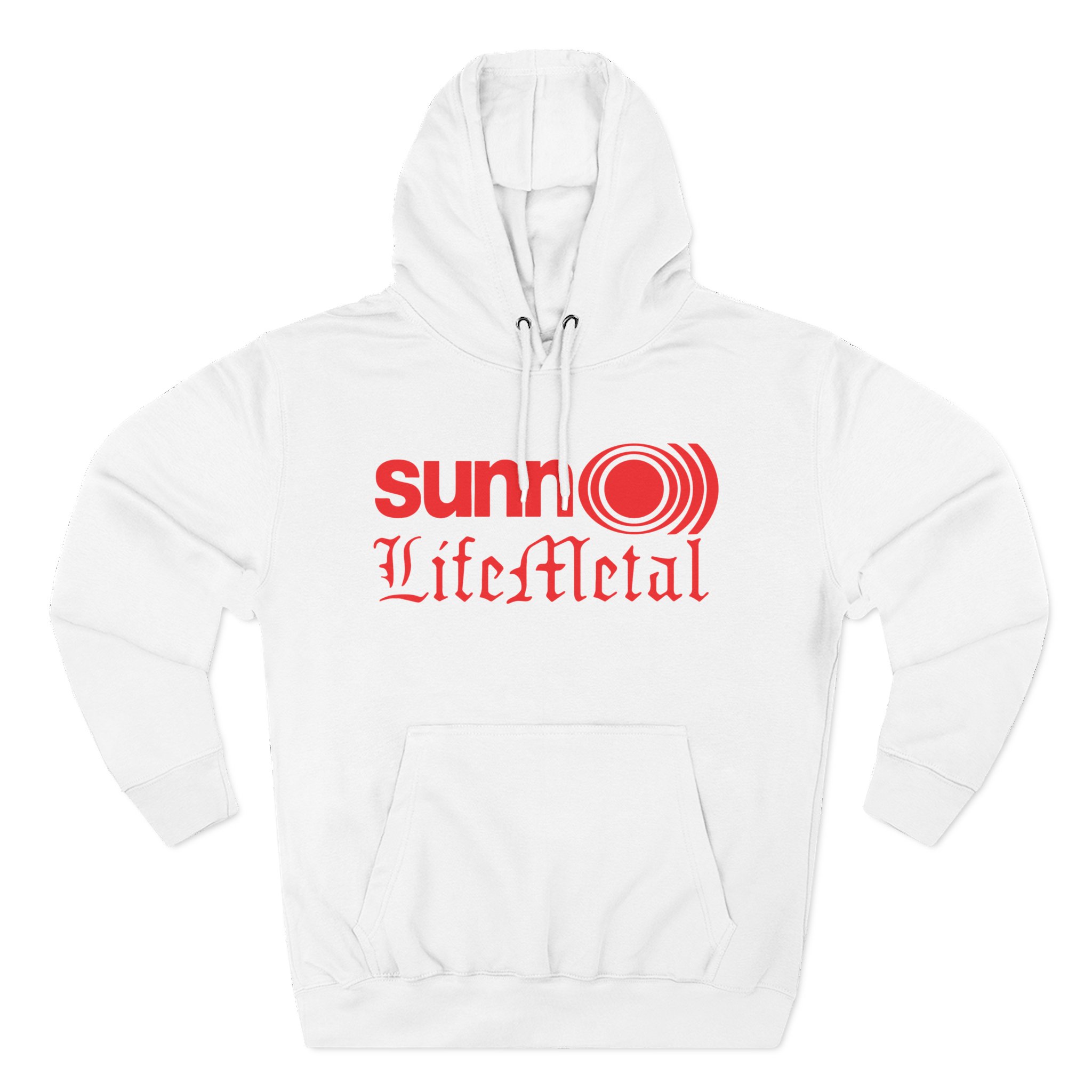 Sunn O Life Metal Logo Three-Panel Fleece Hoodie - Image 3