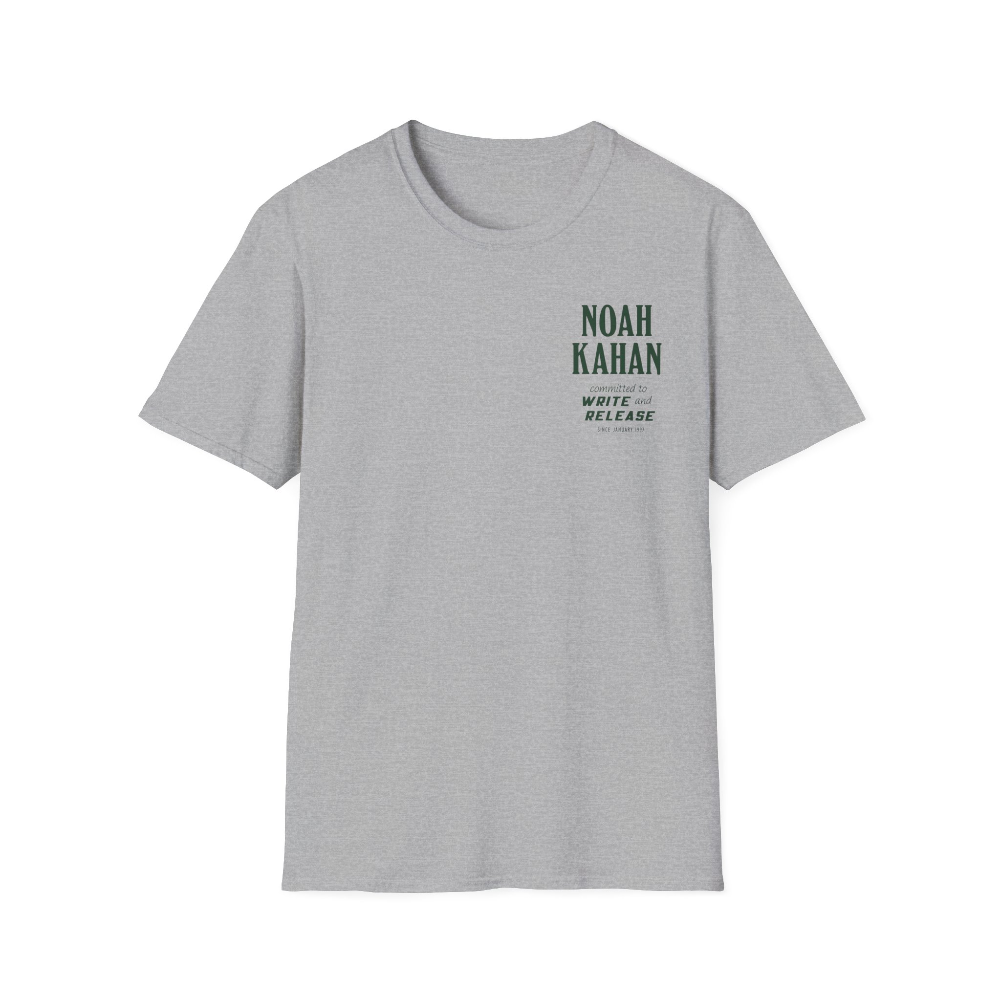 Noah Kahan Write & Release Unisex Softstyle T-Shirt - Image 9