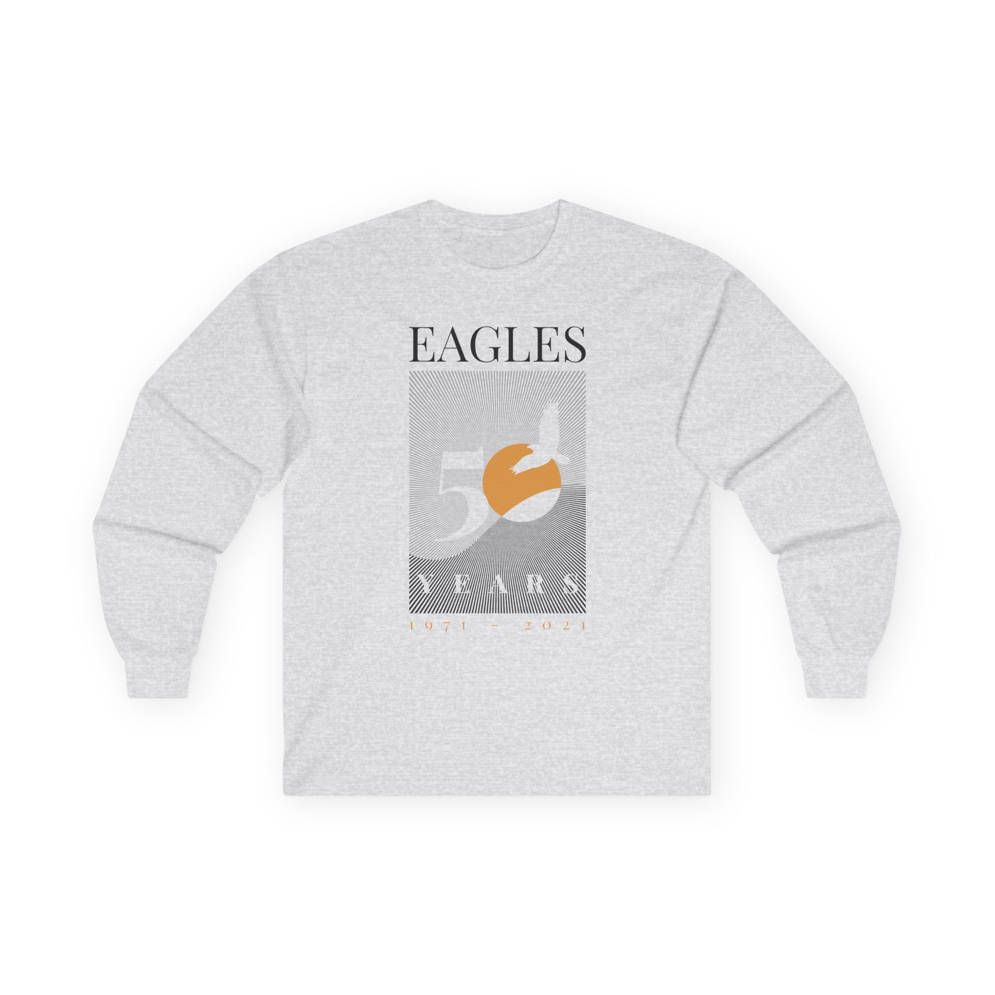 The Eagles 50 Years Sunrise Unisex Ultra Cotton Long Sleeve Tee - Image 3