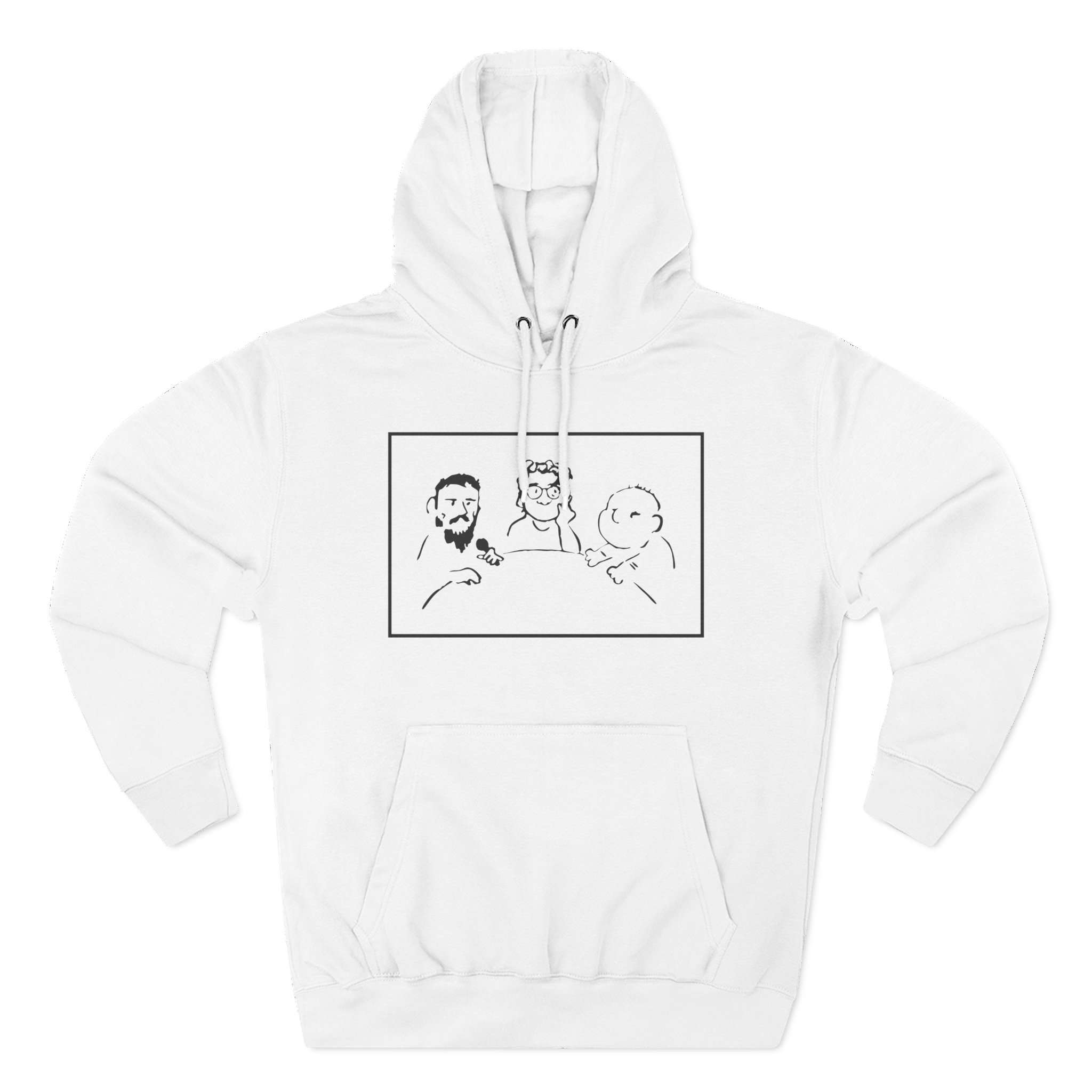 Cum Town Three-Panel Fleece Hoodie