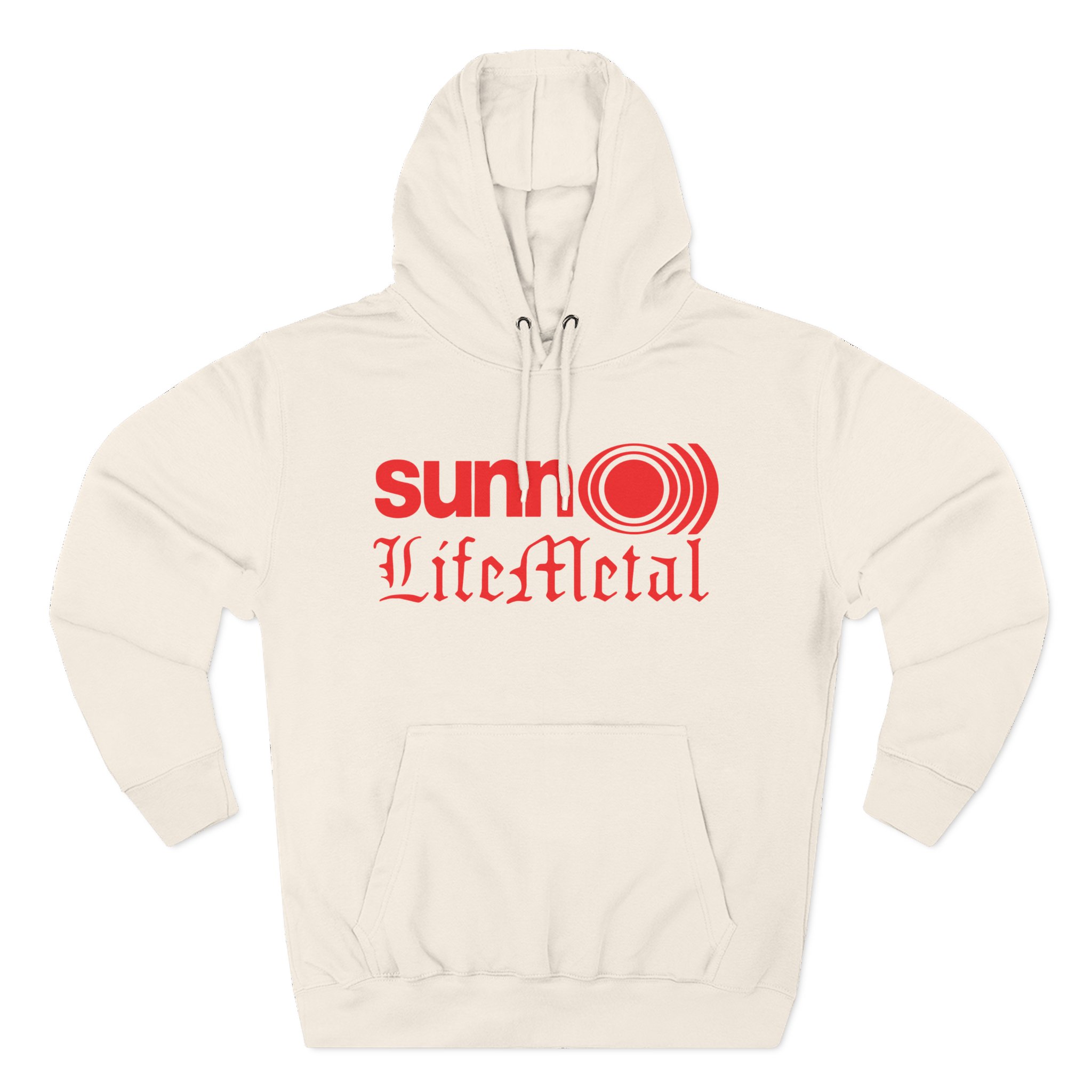 Sunn O Life Metal Logo Three-Panel Fleece Hoodie - Image 9