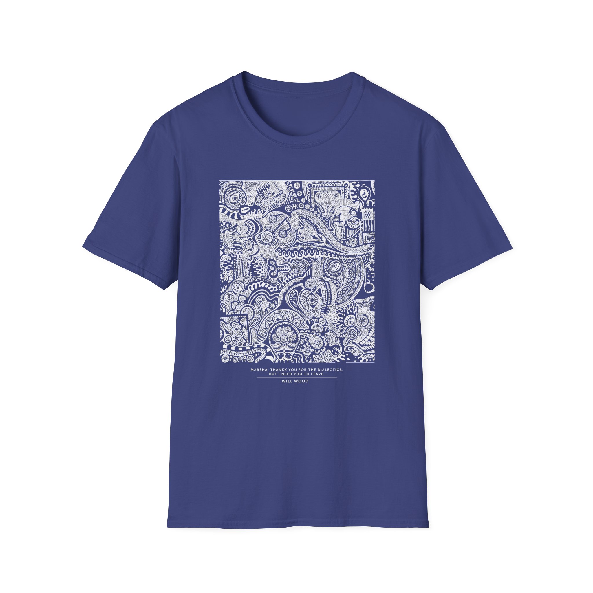 Will Wood Marsha, Thankk You... Unisex Softstyle T-Shirt - Image 15