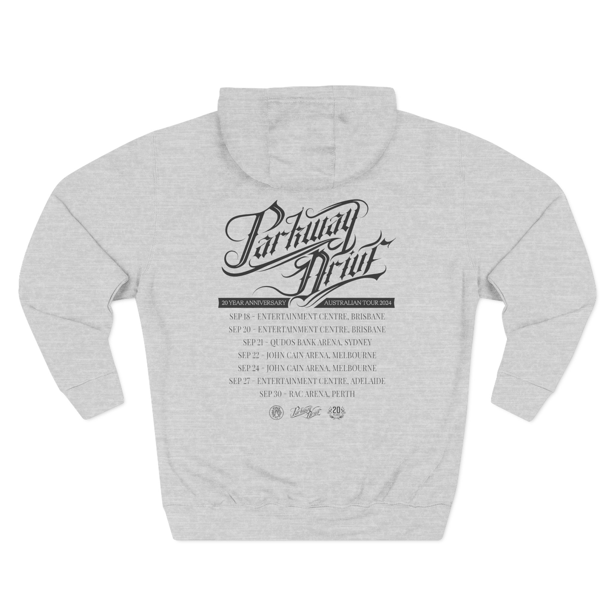 Parkway Drive Australian Tour Three-Panel Fleece Hoodie - Image 4