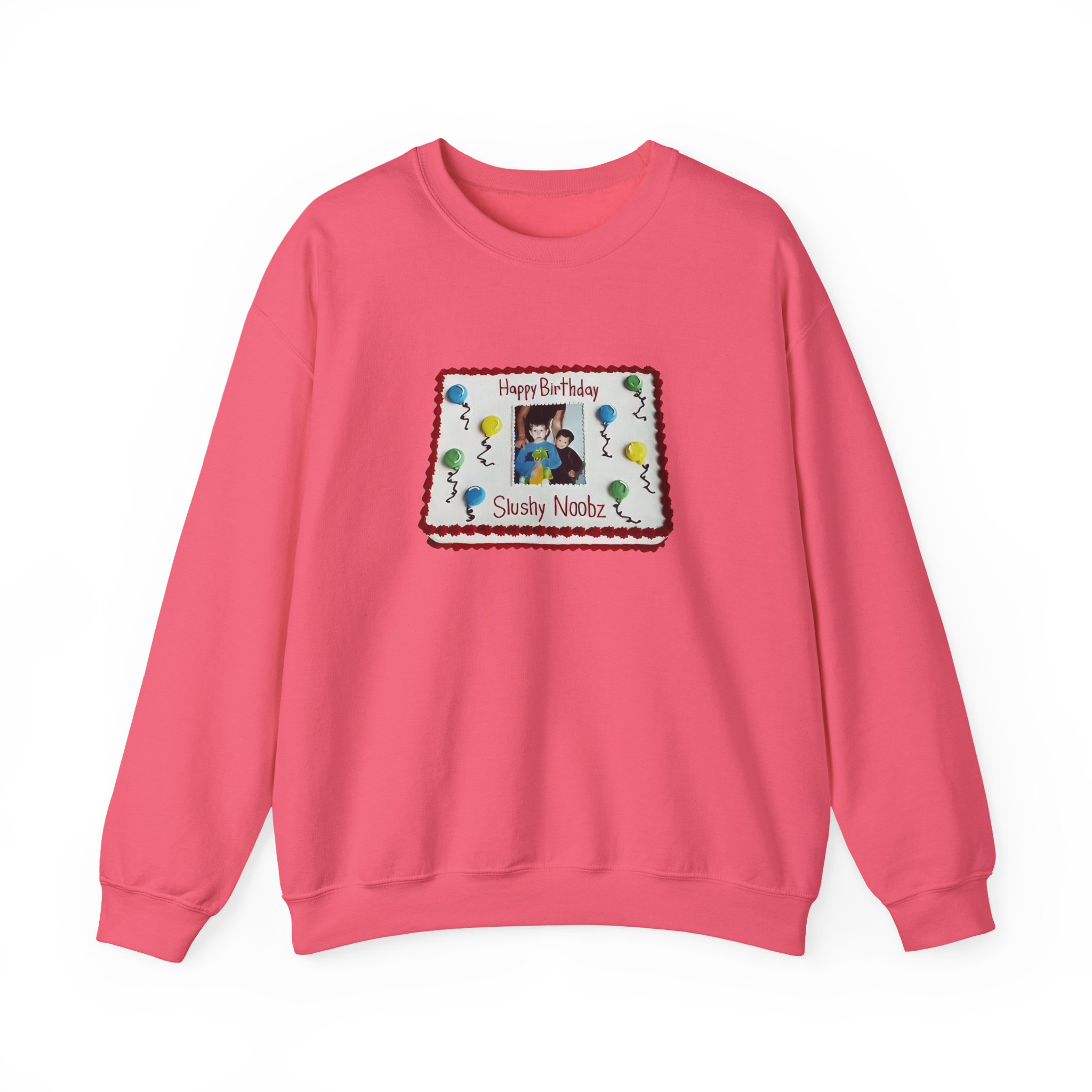 Slushy Noobz Birthday Cake Unisex Heavy Blend™ Crewneck Sweatshirt - Image 17