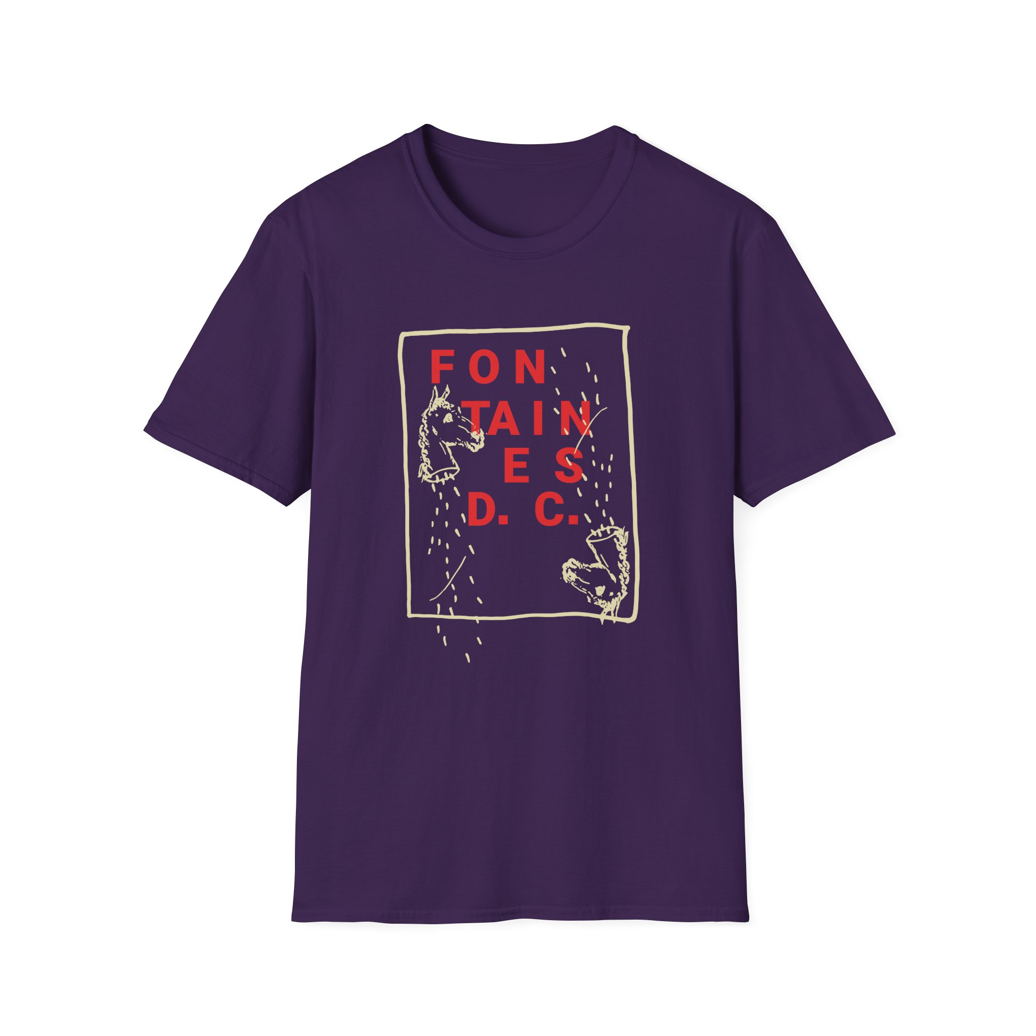 Fontaines Horse Head Unisex Softstyle T-Shirt - Image 17
