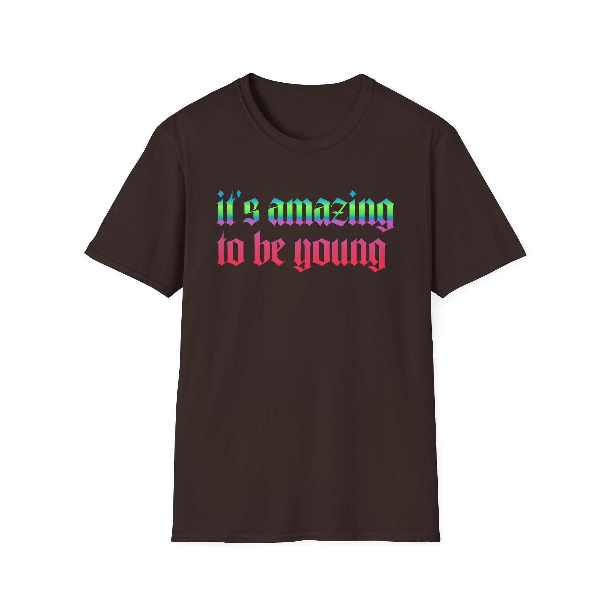 Fontaines It's Amazing To Be Young T Shirt Unisex Softstyle T-Shirt - Image 3