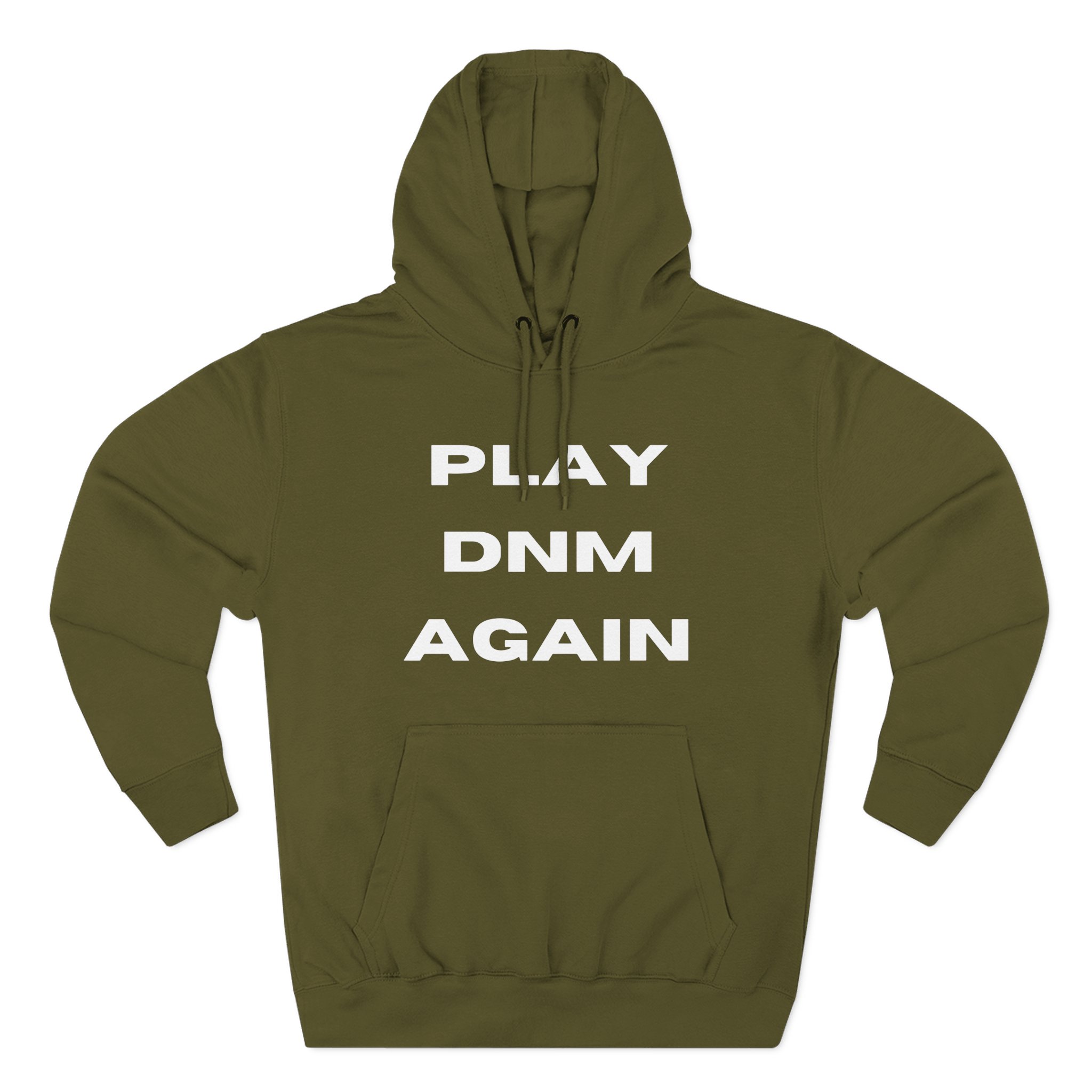 Mkgee’s “dnm” Three-Panel Fleece Hoodie - Image 5