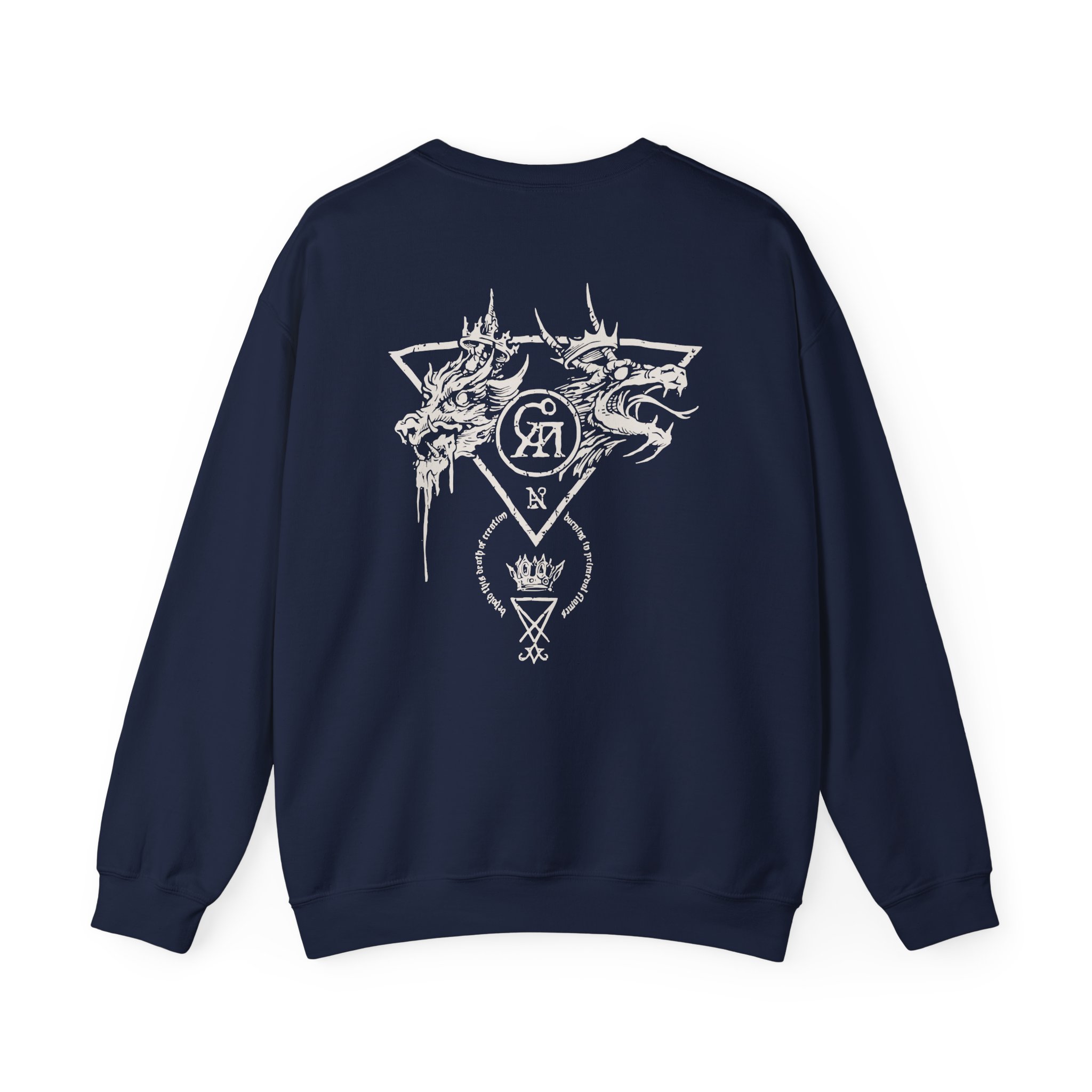 Goatwhore sigil Unisex Heavy Blend™ Crewneck Sweatshirt - Image 14