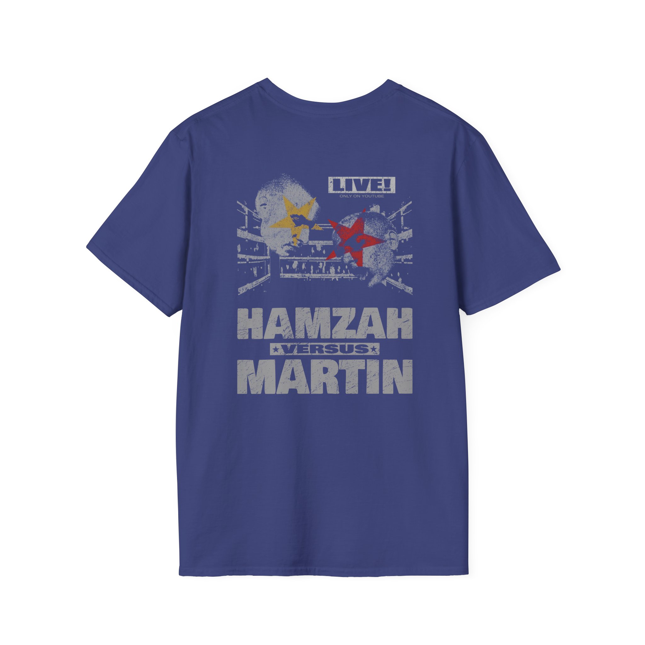 Slushy Noobz Hamzah Versus Martin Unisex Softstyle T-Shirt - Image 12
