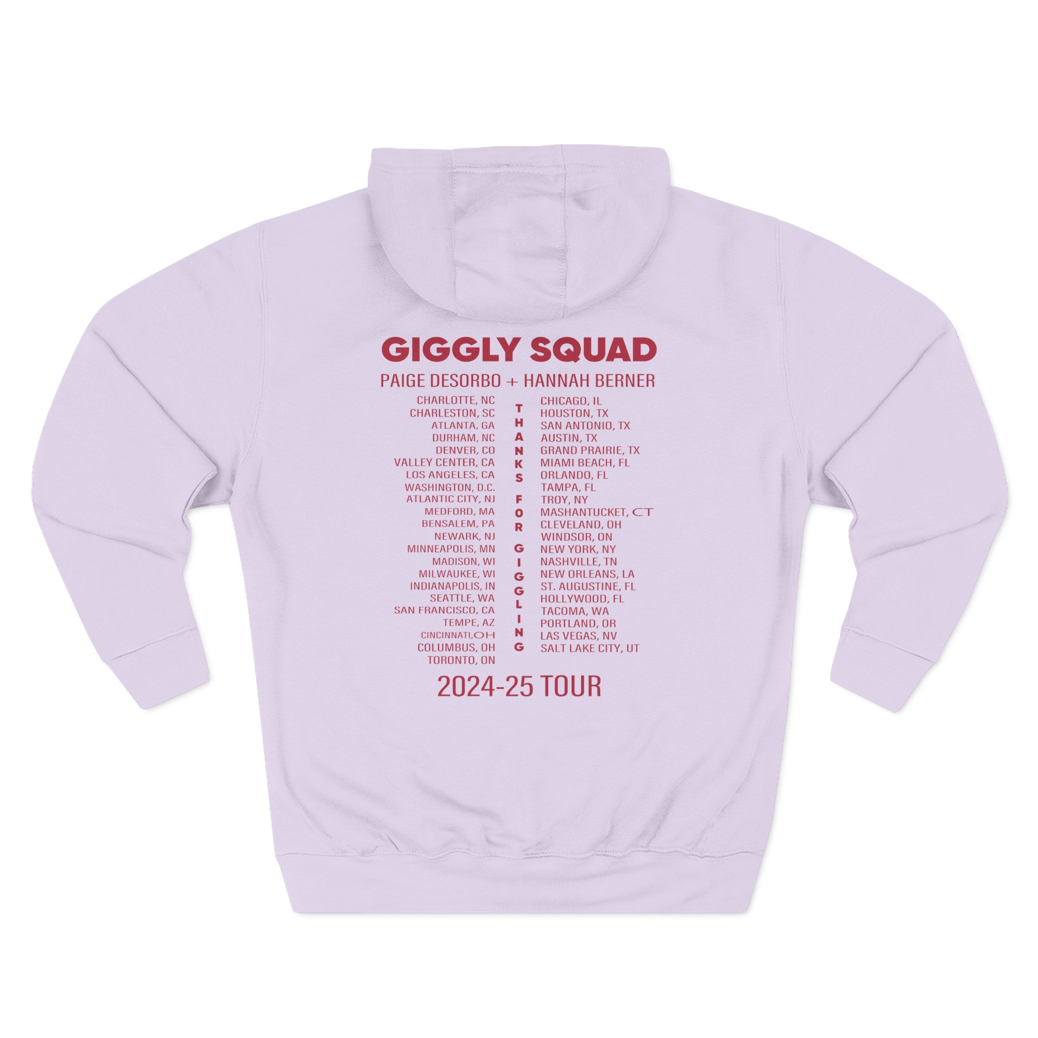 Giggly Squad Thank You for Giggling 2024-2025 Three-Panel Fleece Hoodie - Image 10
