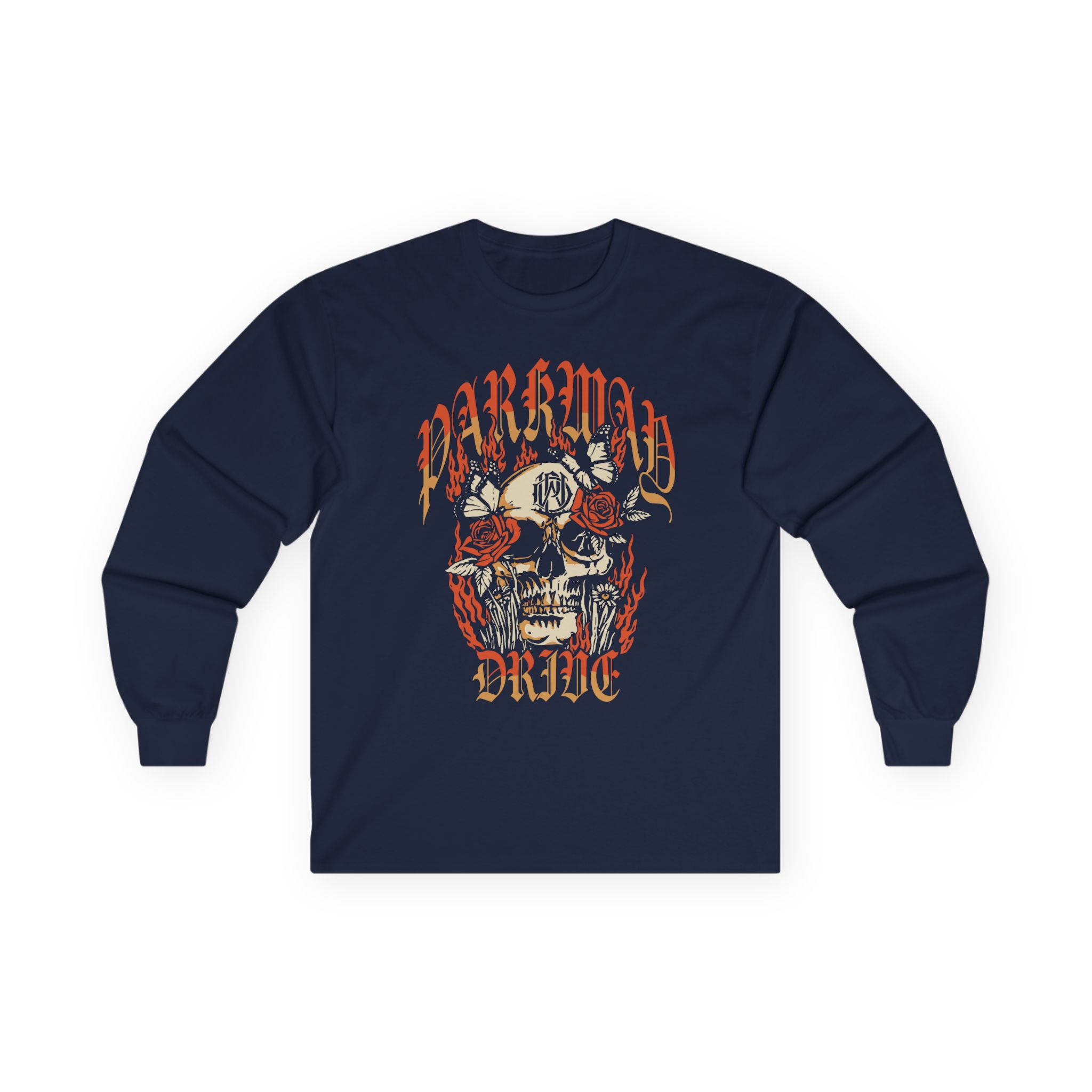 Parkway Drive Skull-roses Unisex Ultra Cotton Long Sleeve Tee - Image 7