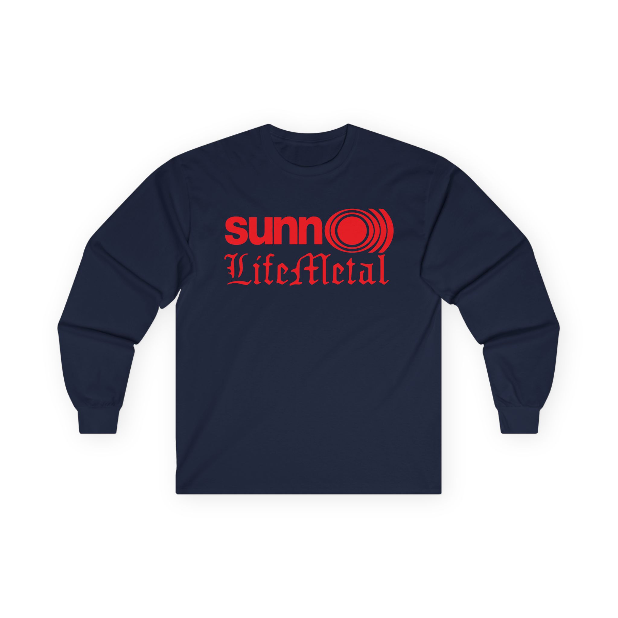 Sunn O Life Metal Logo Unisex Ultra Cotton Long Sleeve Tee - Image 21