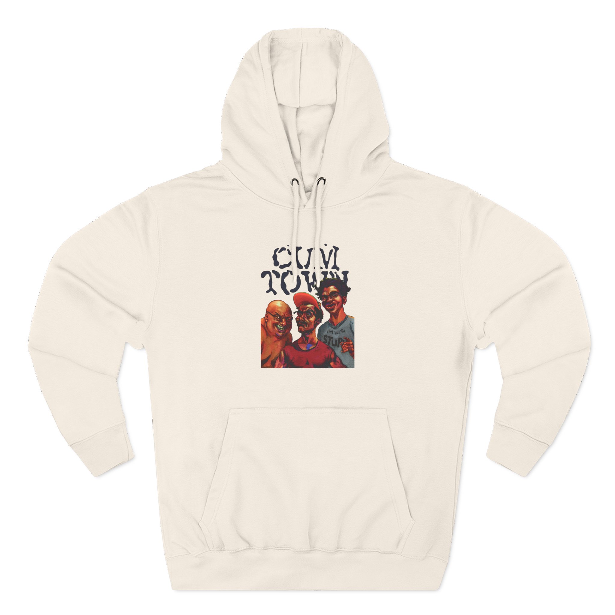 Cum Town Three-Panel Fleece Hoodie - Image 5