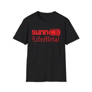 Sunn O Life Metal Logo Unisex Softstyle T-Shirt