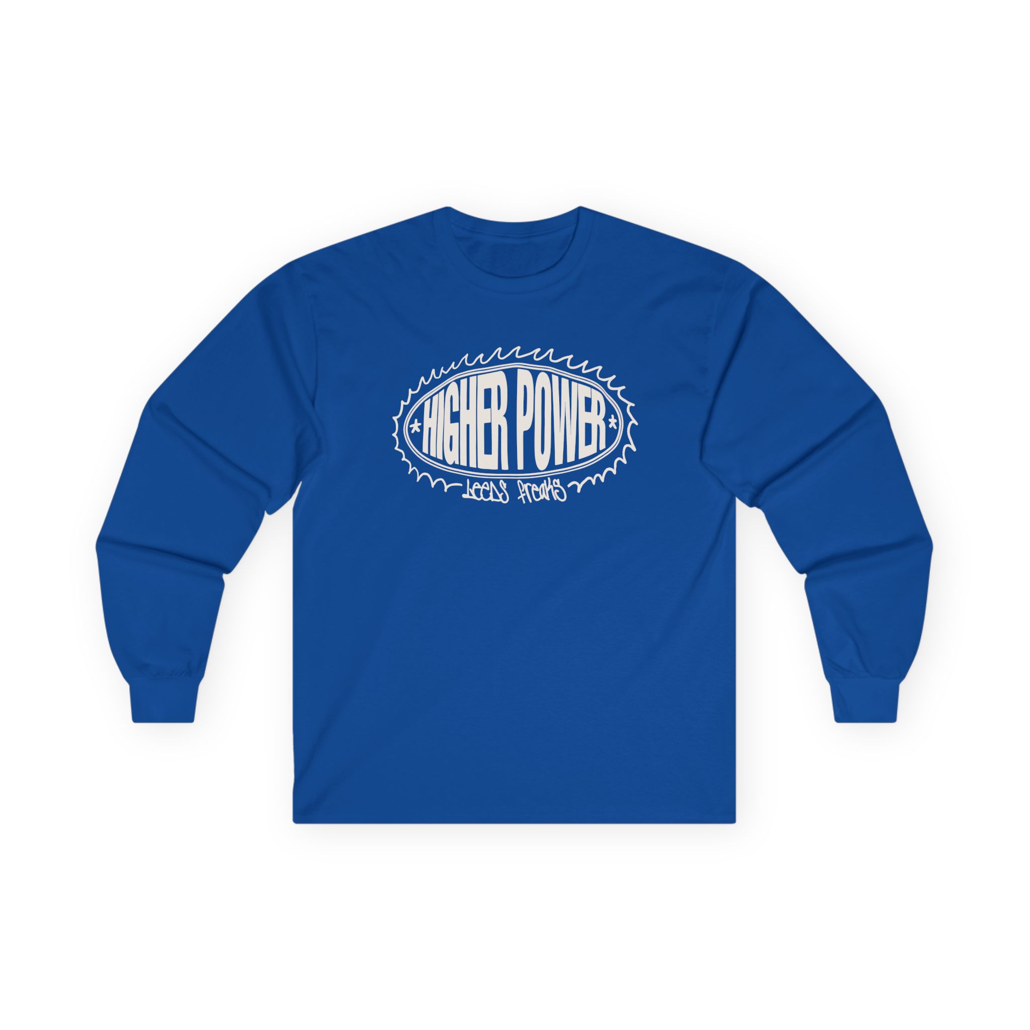 Higher Power Oval Unisex Ultra Cotton Long Sleeve Tee - Image 15