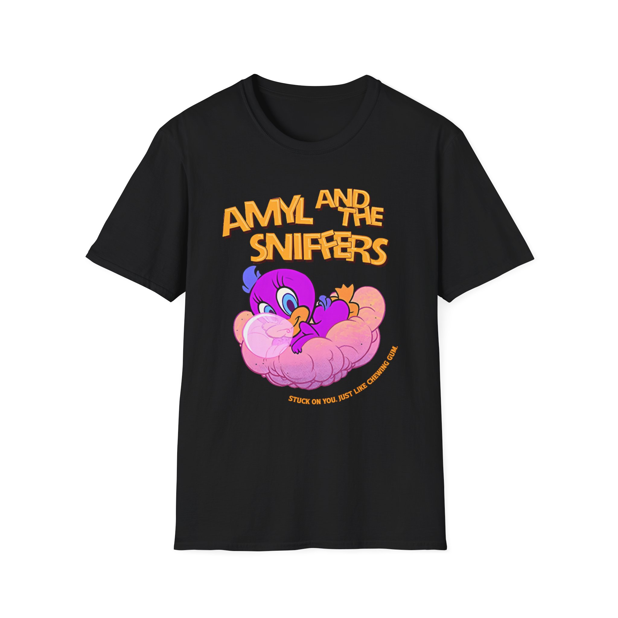 Amyl and the Sniffers Stuck On You Baby Unisex Softstyle T-Shirt - Image 3
