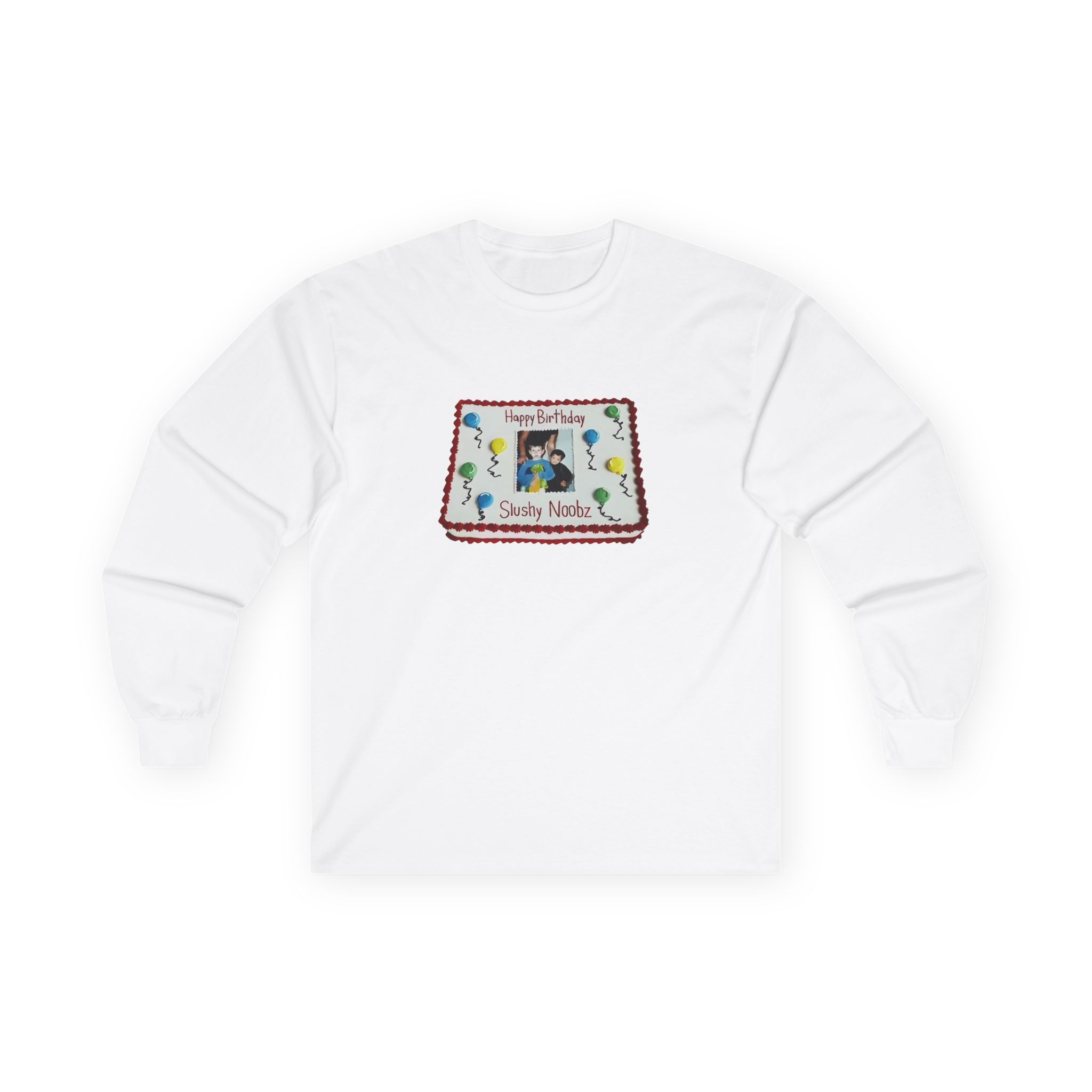 Slushy Noobz Birthday Cake Unisex Ultra Cotton Long Sleeve Tee