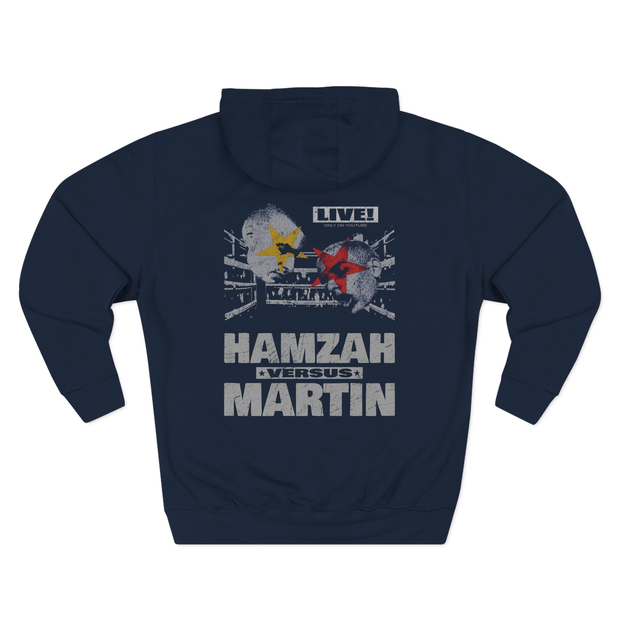 Slushy Noobz Hamzah Versus Martin Three-Panel Fleece Hoodie - Image 8