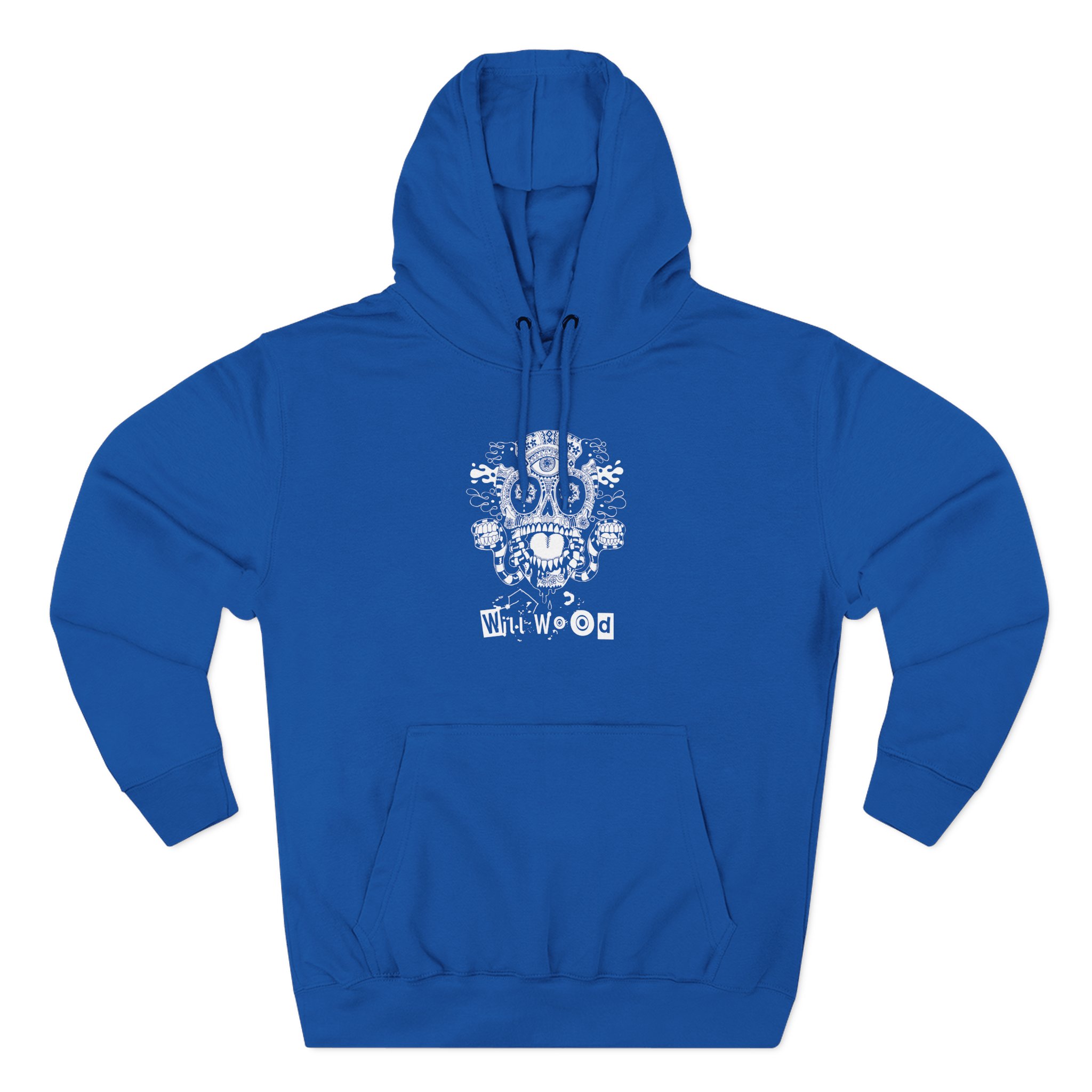 Will Wood Host Skull Three-Panel Fleece Hoodie - Image 7