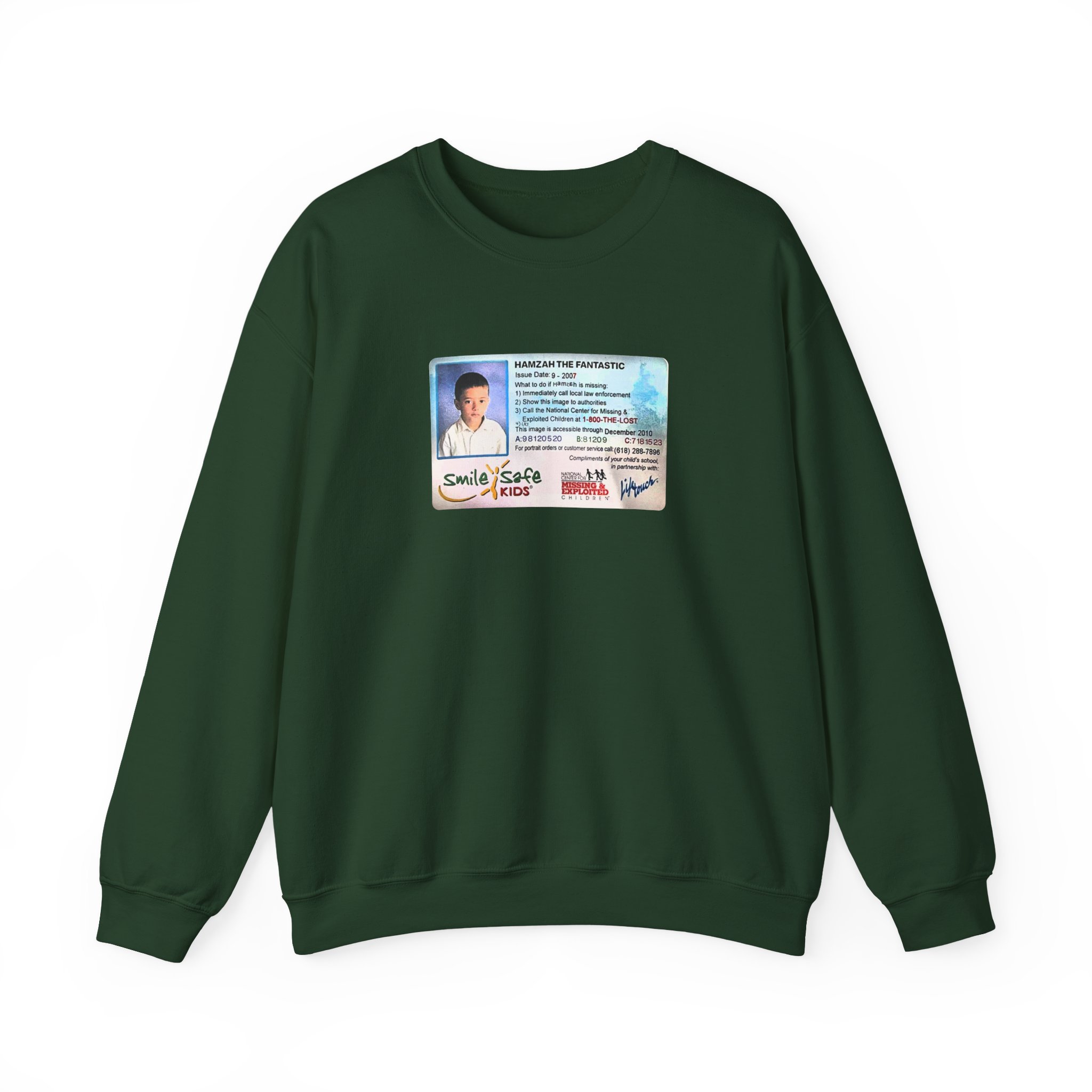Slushy Noobz Smile Safe Kids Unisex Heavy Blend™ Crewneck Sweatshirt - Image 11