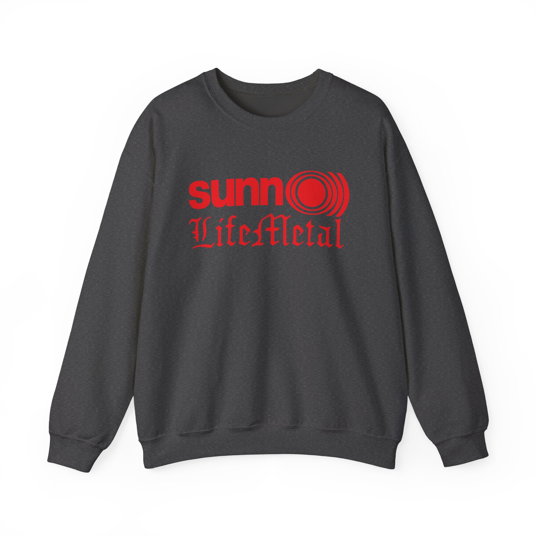 Sunn O Life Metal Logo Unisex Heavy Blend™ Crewneck Sweatshirt - Image 13