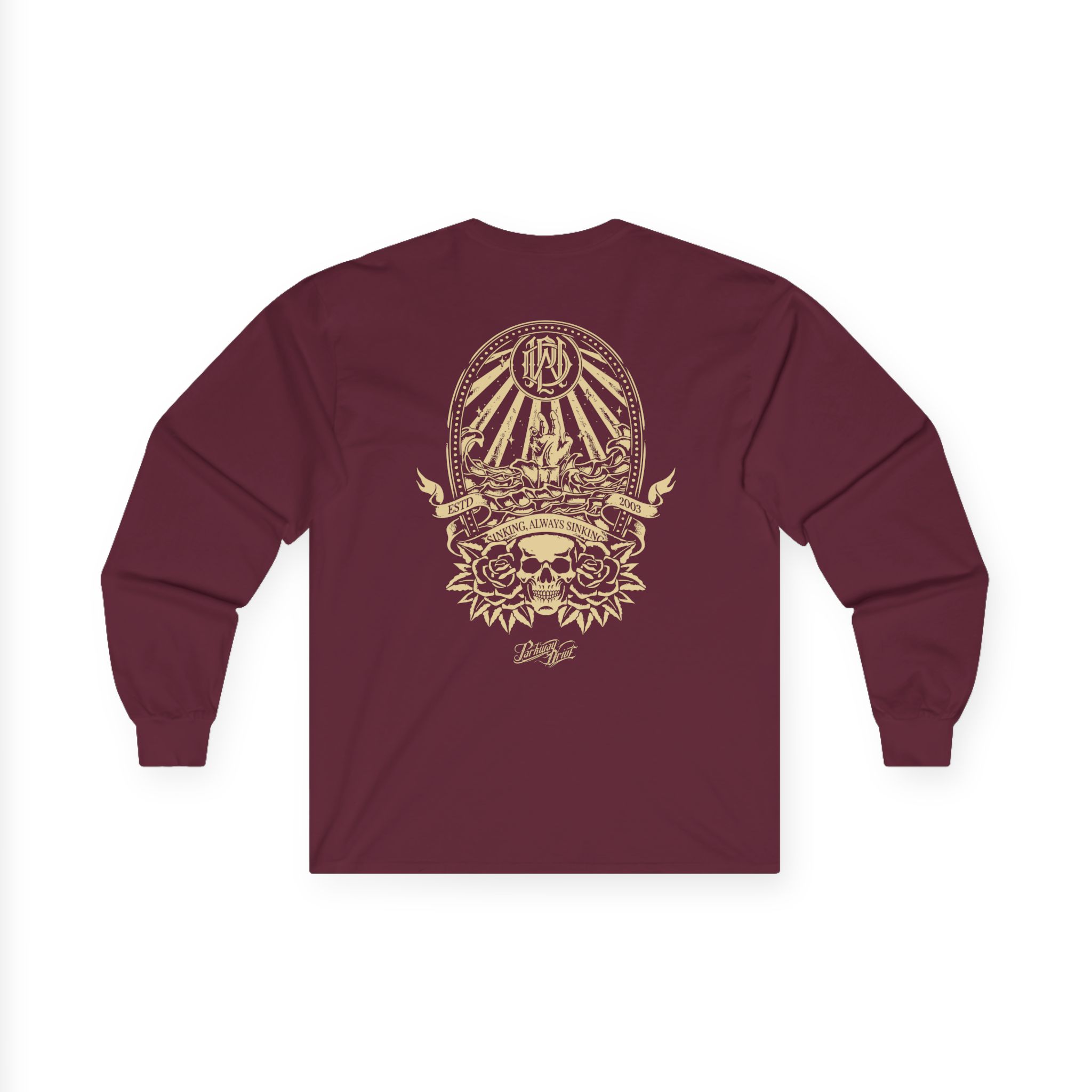 Parkway Drive Sinking Hand Unisex Ultra Cotton Long Sleeve Tee - Image 4
