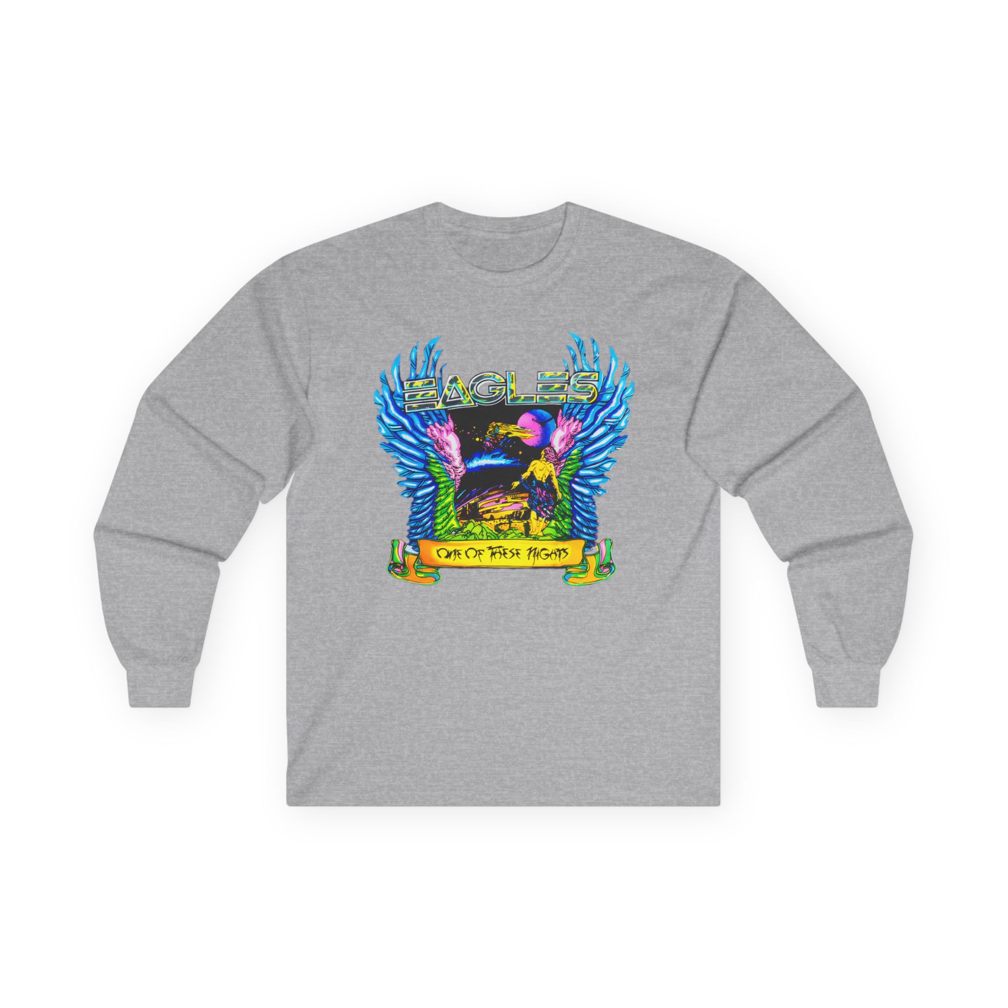 The Eagles One of These Nights Unisex Ultra Cotton Long Sleeve Tee - Image 5