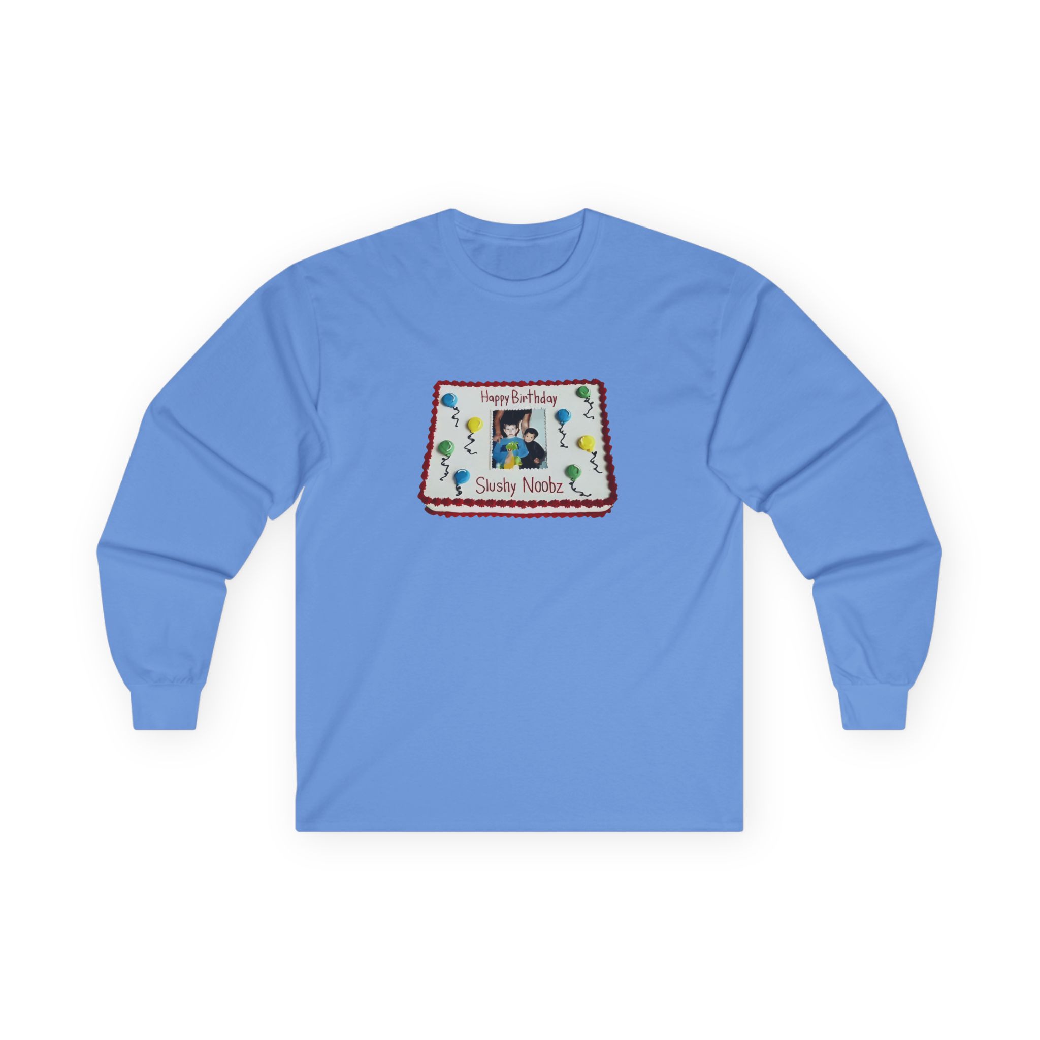 Slushy Noobz Birthday Cake Unisex Ultra Cotton Long Sleeve Tee - Image 9