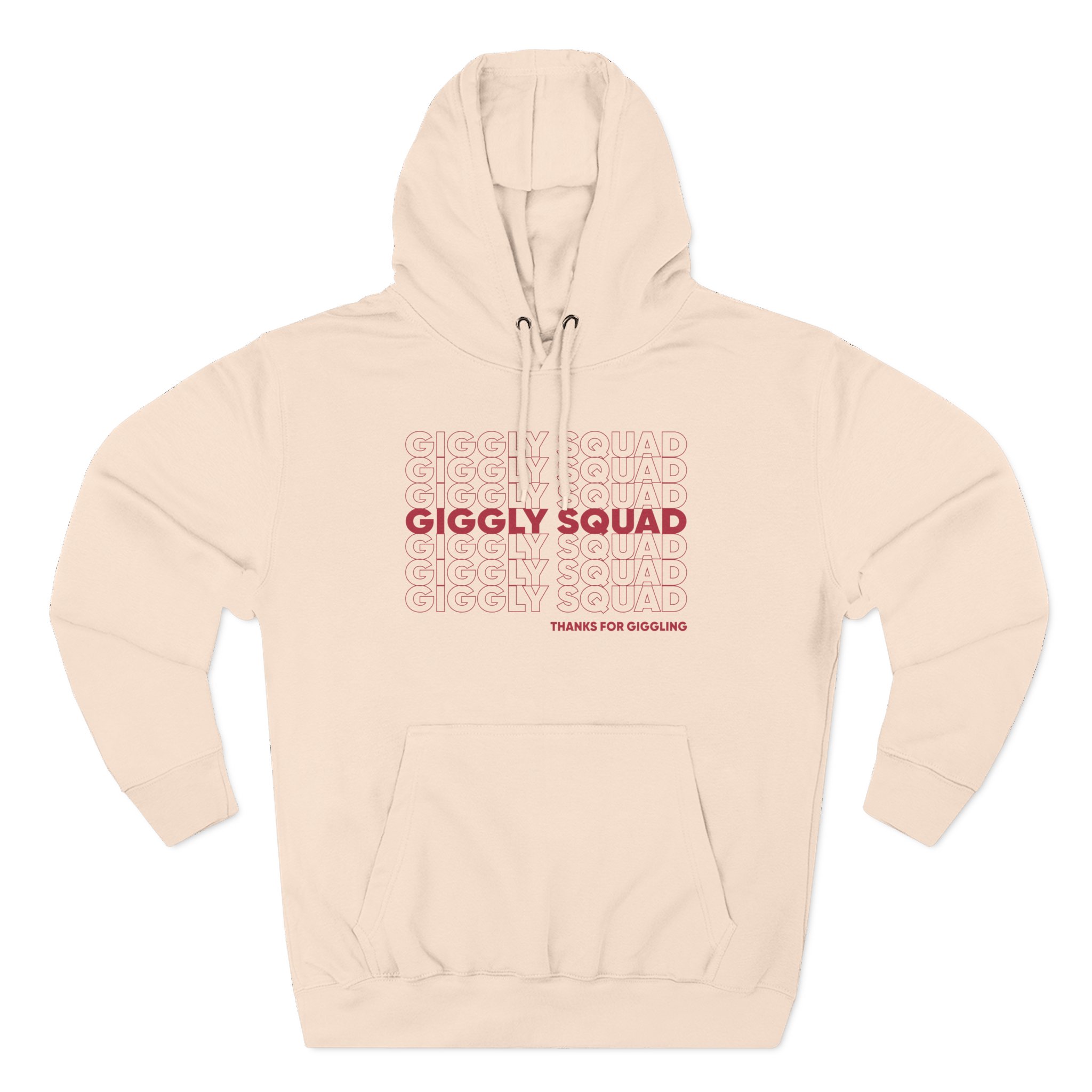 Giggly Squad Thank You for Giggling 2024-2025 Three-Panel Fleece Hoodie - Image 5