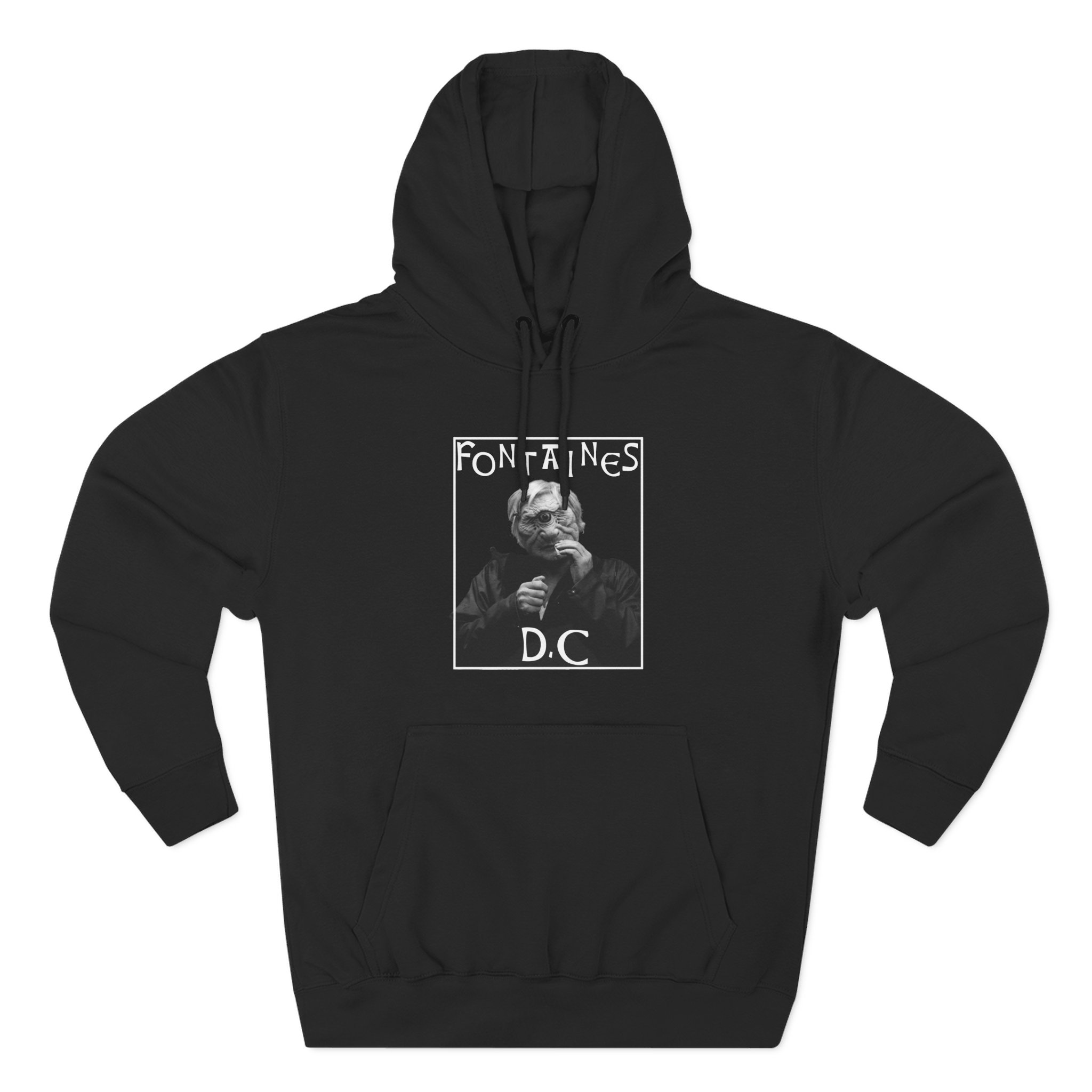 Fontaines Three-Panel Fleece Hoodie