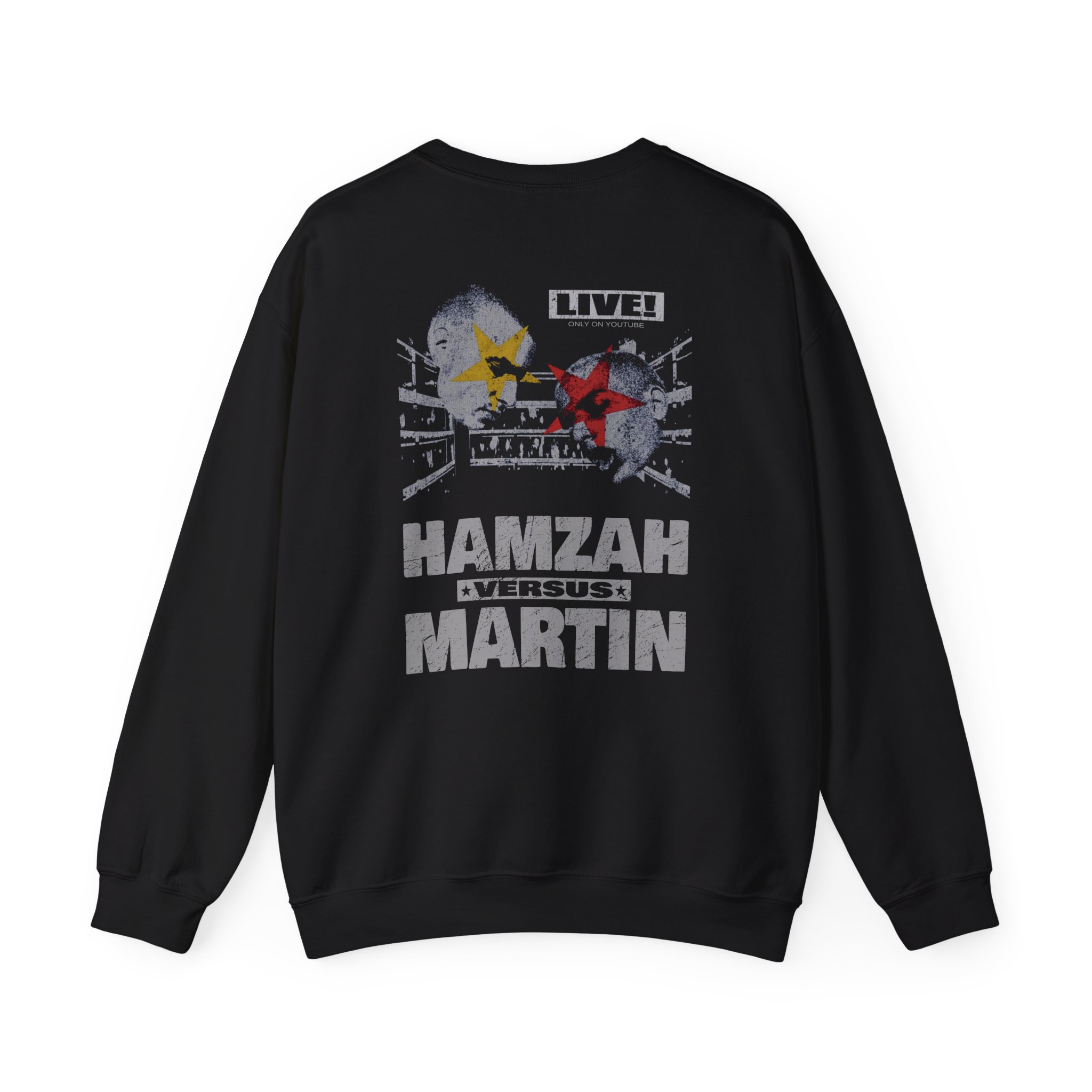 Slushy Noobz Hamzah Versus Martin Unisex Heavy Blend™ Crewneck Sweatshirt - Image 2